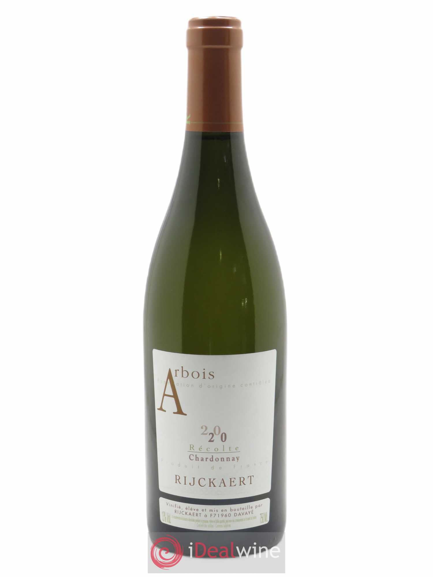Arbois Chardonnay Rijckaert 2020 - Lot de 1 bouteille - 0