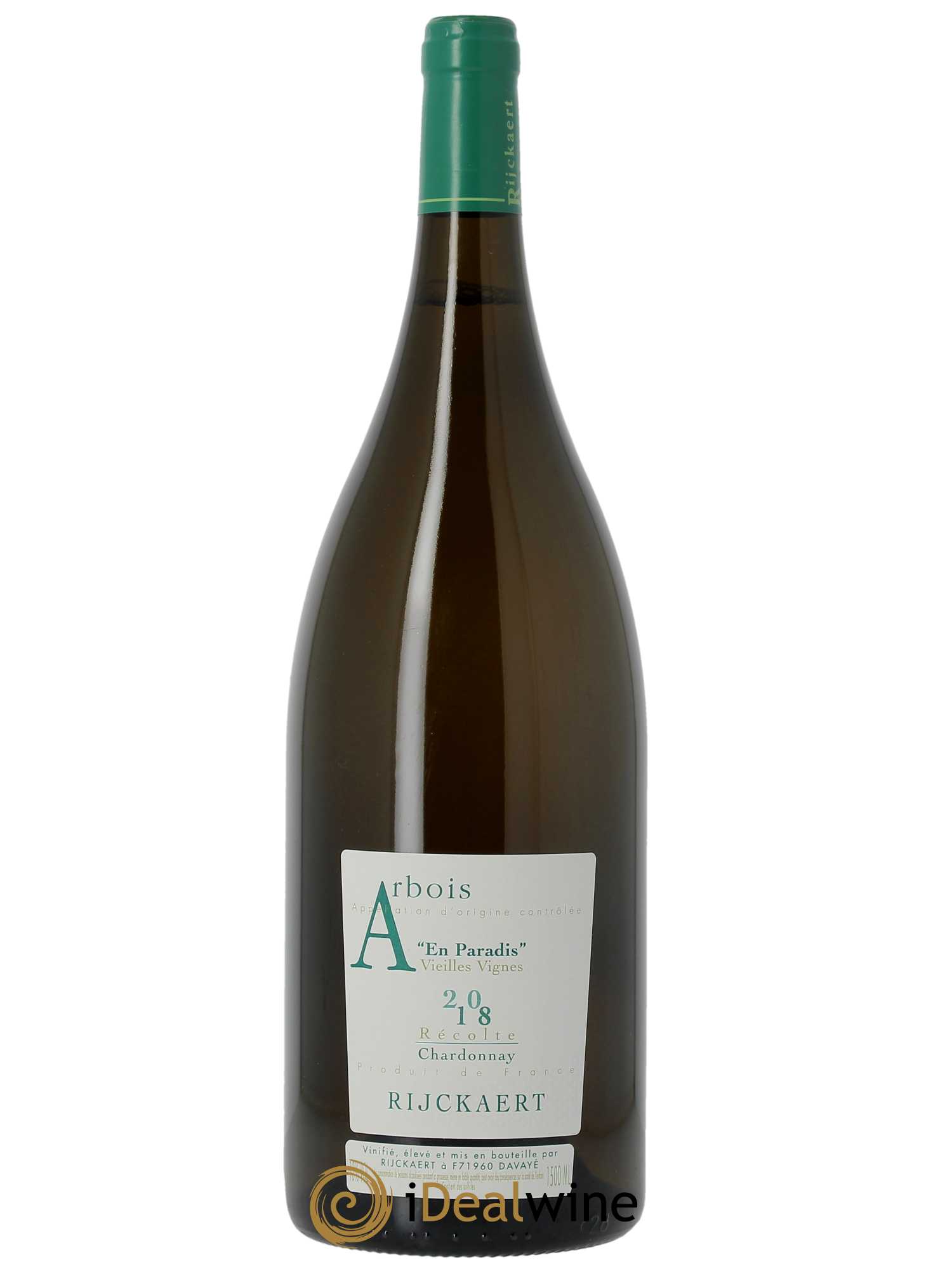 Arbois En Paradis Chardonnay Vieilles Vignes Rijckaert 2018 - Lot of 1 magnum - 0