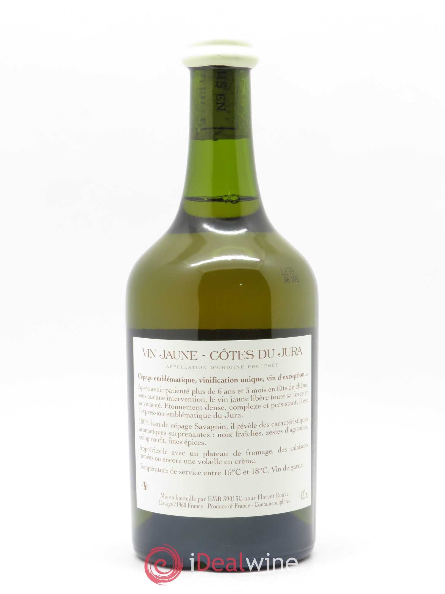 Côtes du Jura Vin Jaune Florent Rouve (Domaine) (62cl) 2012 - Posten von 1 Flasche - 1
