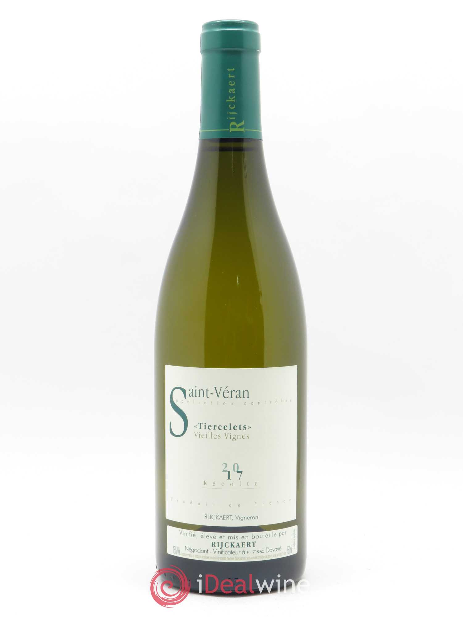 Saint-Véran Tiercelets Rijckaert 2017 - Posten von 1 Flasche - 0