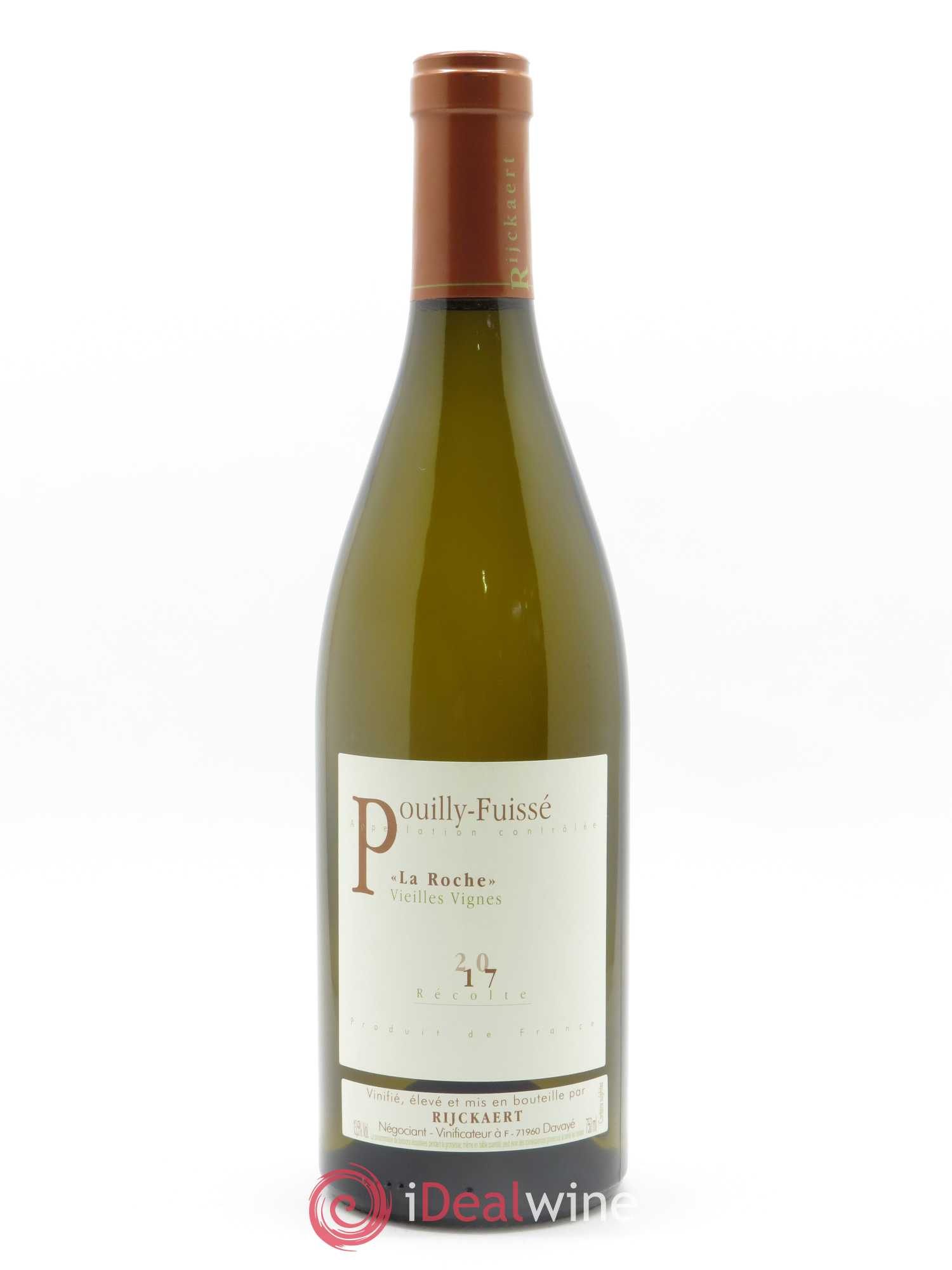 Pouilly-Fuissé La Roche Vieilles Vignes Rijckaert 2017 - Posten von 1 Flasche - 0