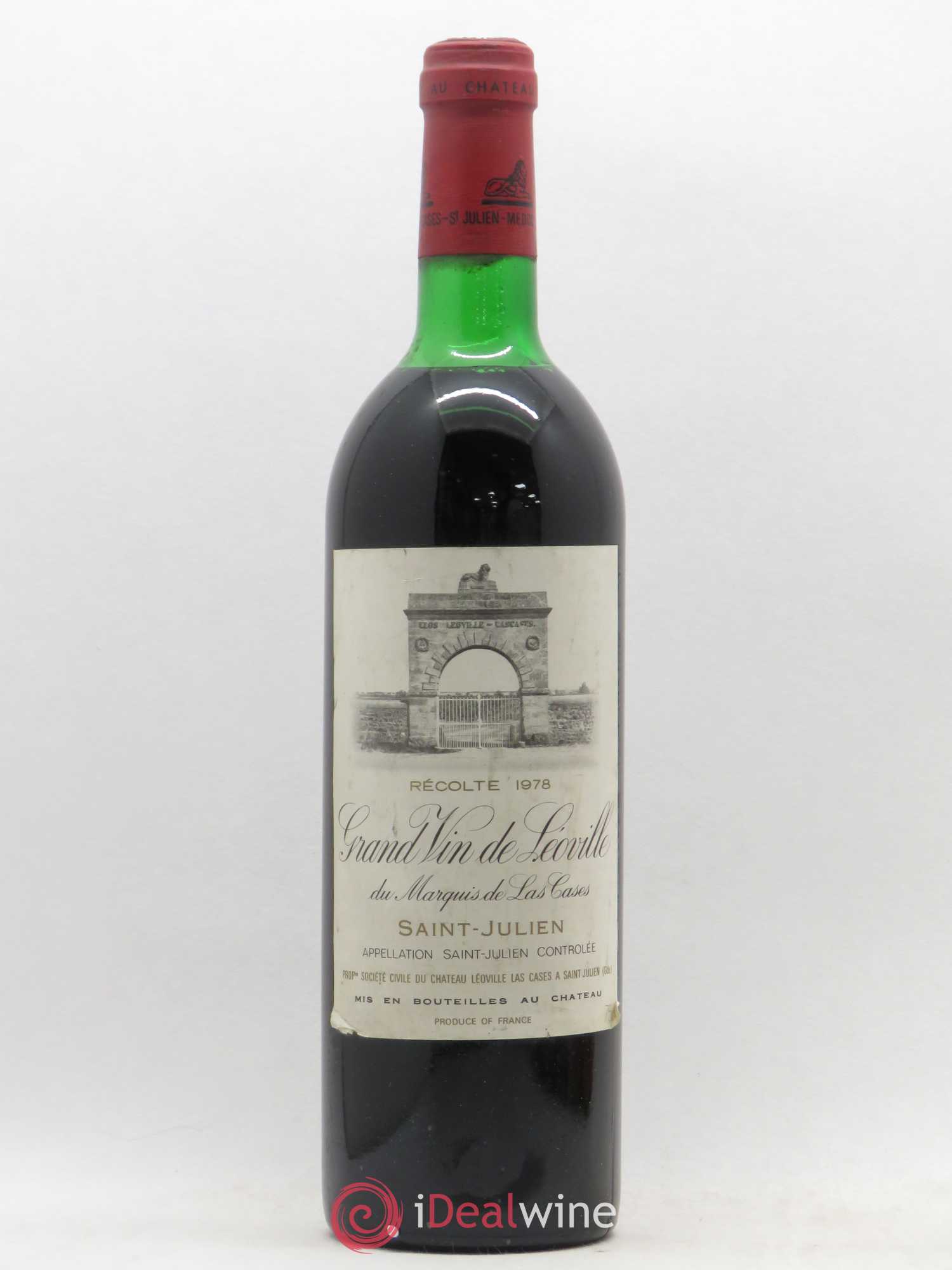 Château Léoville Las Cases 2ème Grand Cru Classé 1978 - Lot de 1 bouteille - 0