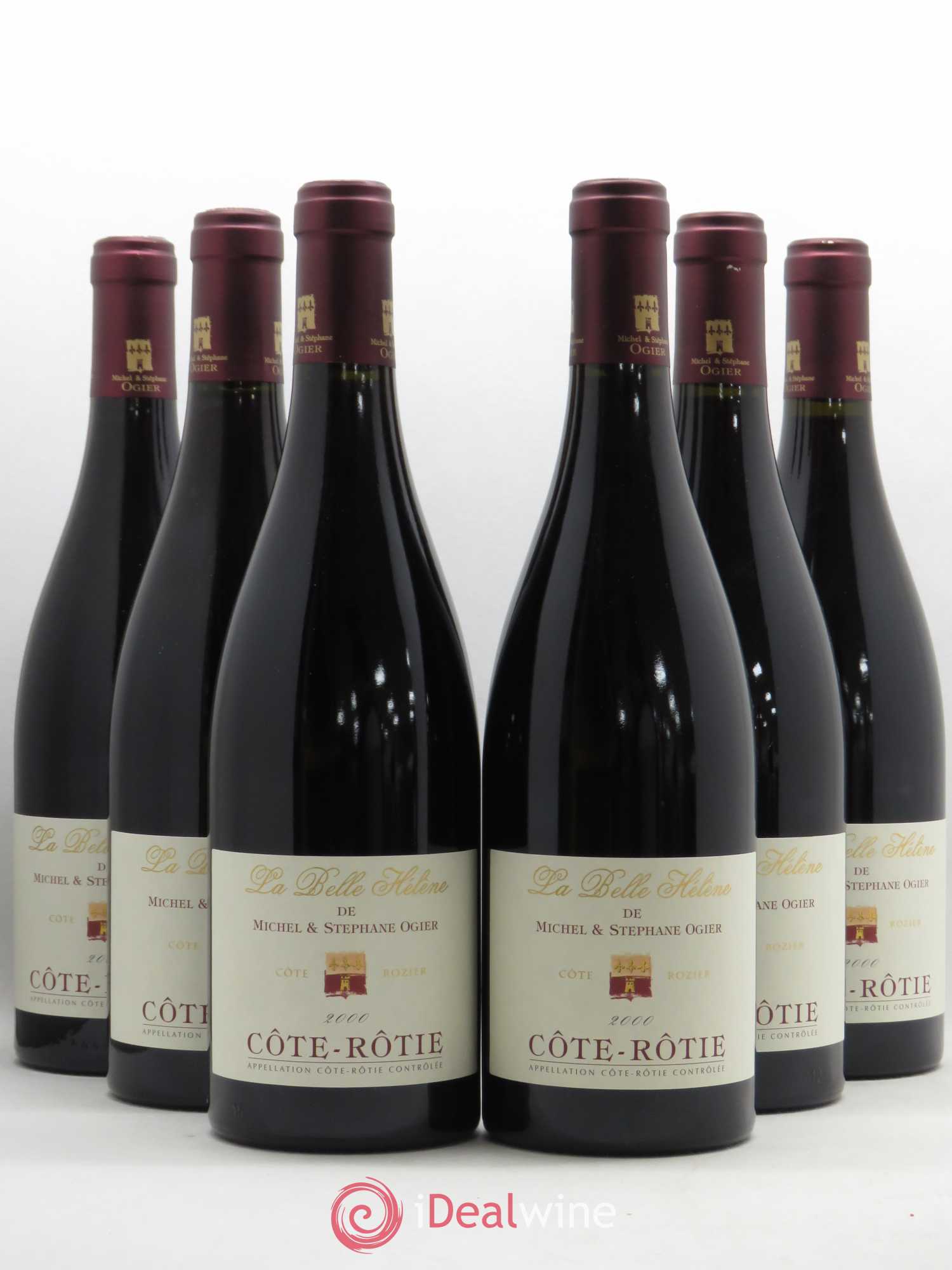 Côte-Rôtie La Belle Hélène Stéphane Ogier 2000 - Lot de 6 bouteilles - 0
