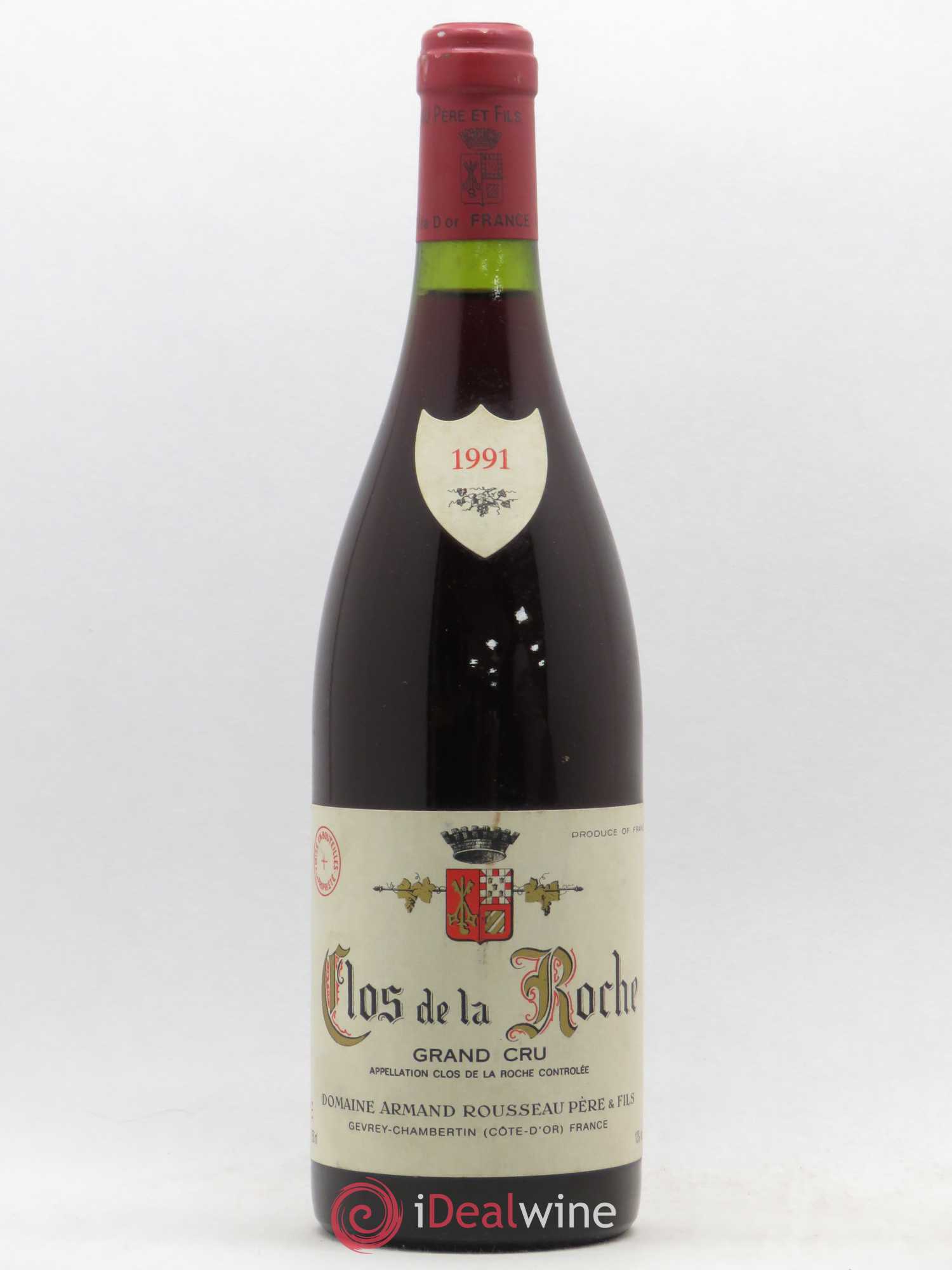 Clos de la Roche Grand Cru Armand Rousseau (Domaine) 1991 - Lot de 1 bouteille - 0