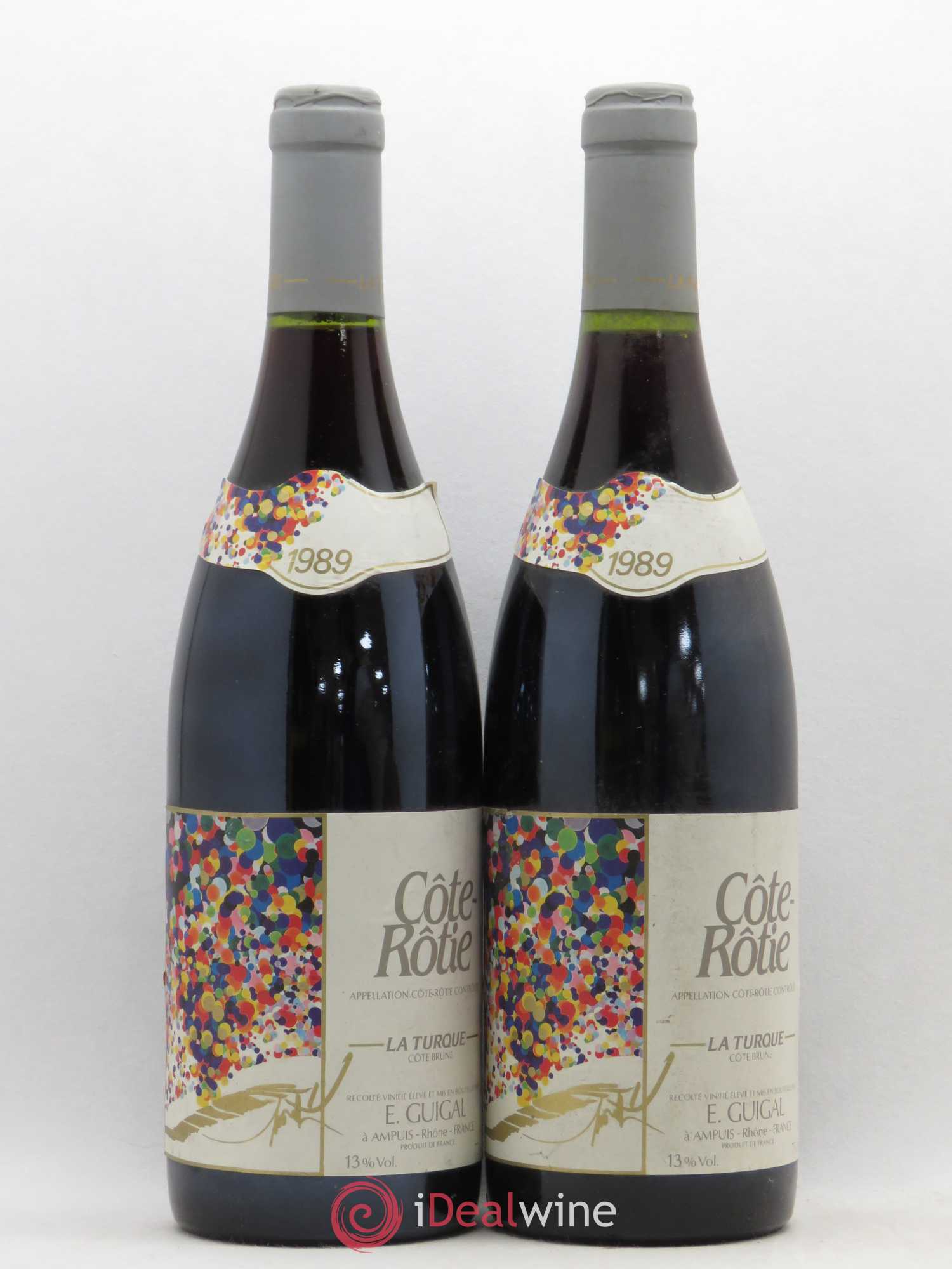 Côte-Rôtie La Turque Guigal 1989 - Lot de 2 bouteilles - 0