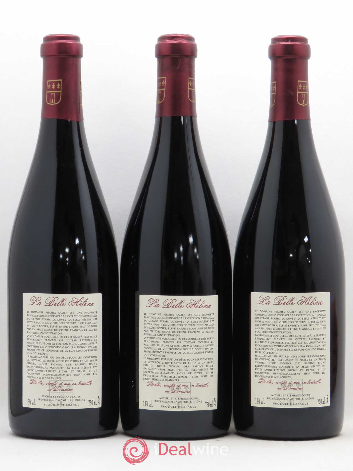 Côte-Rôtie La Belle Hélène Stéphane Ogier 1999 - Lot de 6 bouteilles - 2