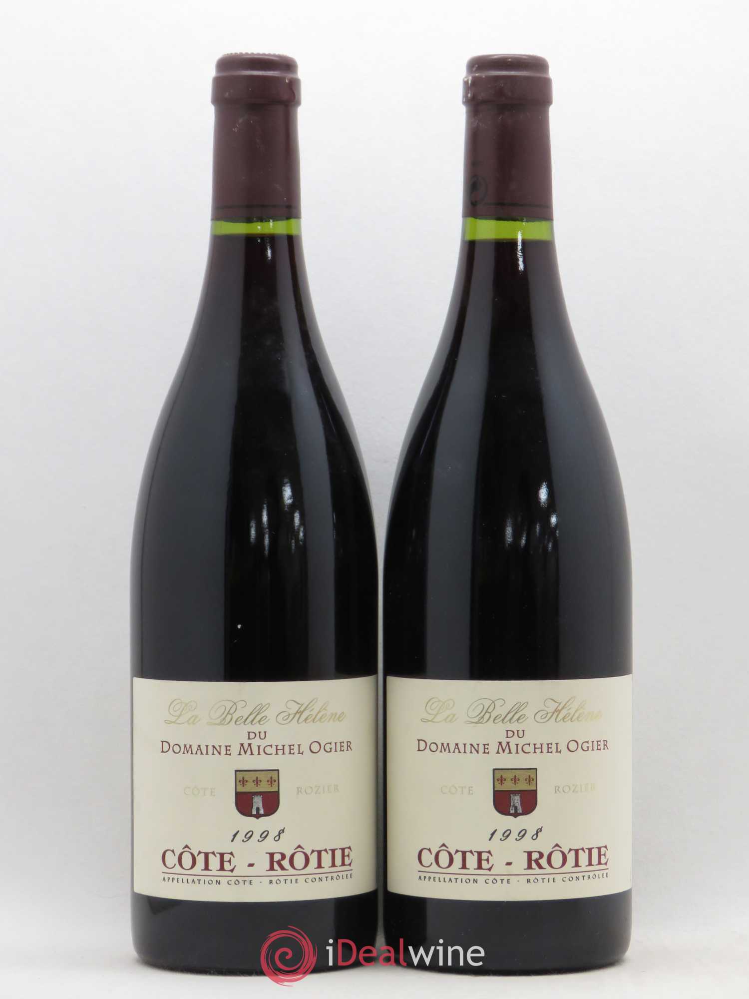 Côte-Rôtie La Belle Hélène Stéphane Ogier 1998 - Lot de 2 bouteilles - 0