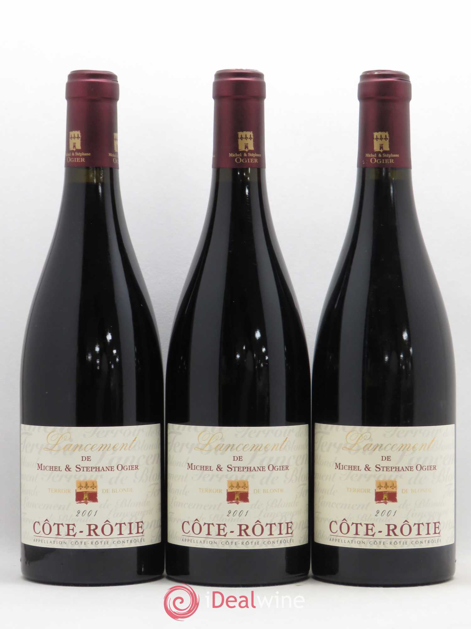 Côte-Rôtie Lancement Stéphane Ogier 2001 - Lot de 6 bouteilles - 1