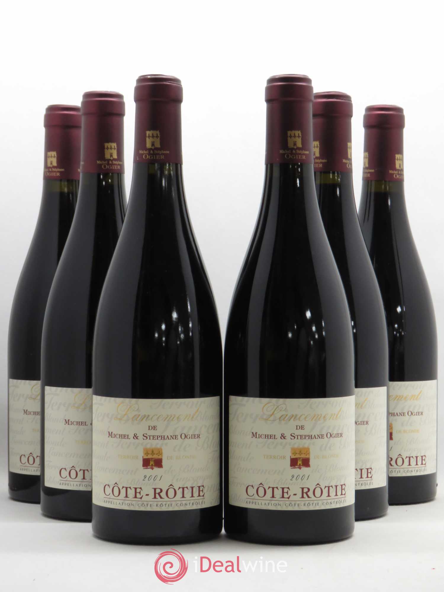 Côte-Rôtie Lancement Stéphane Ogier 2001 - Lot de 6 bouteilles - 0