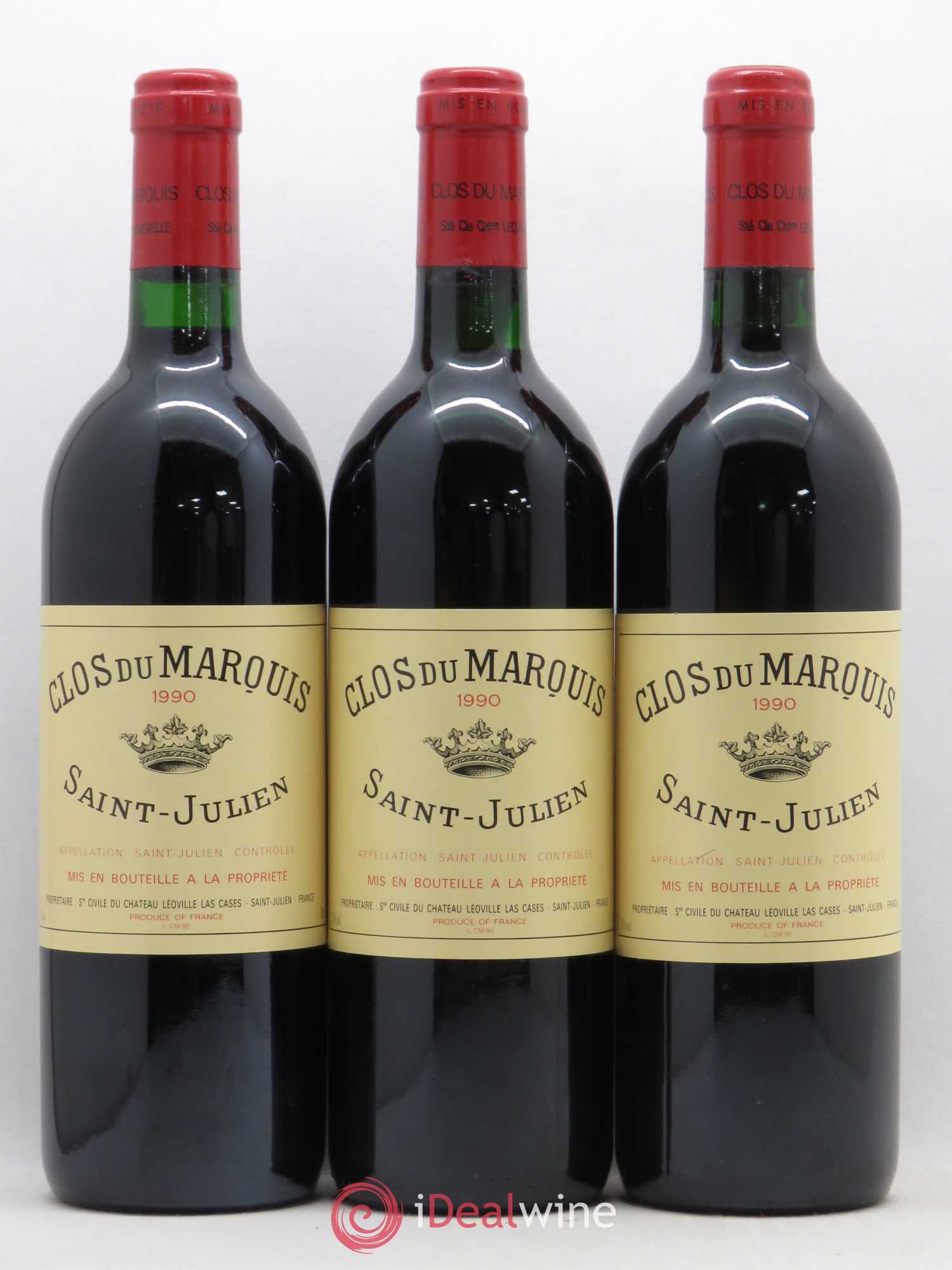 Clos du Marquis 1990 - Lot de 12 bouteilles - 1