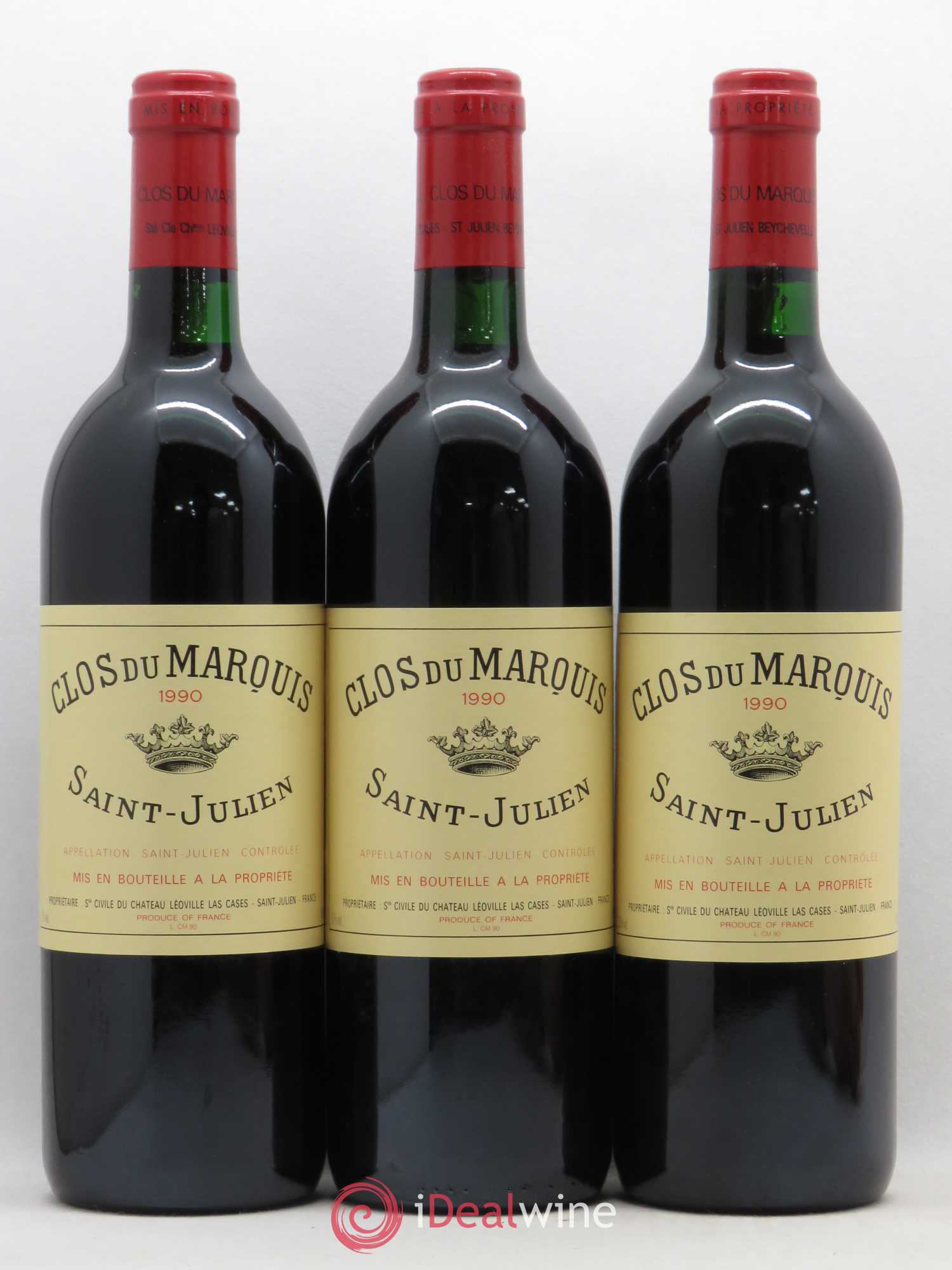 Clos du Marquis 1990 - Lot de 12 bouteilles - 2