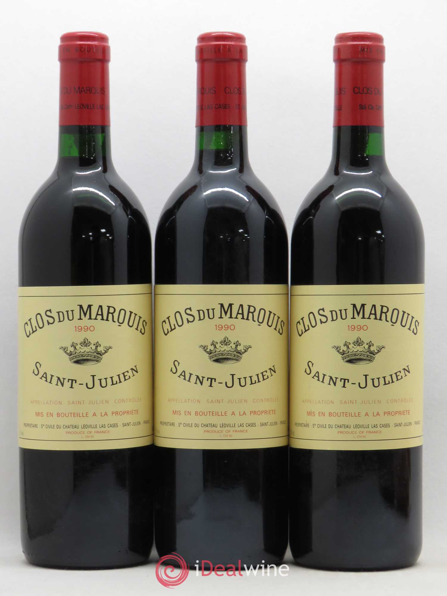 Clos du Marquis 1990 - Lot de 12 bouteilles - 3
