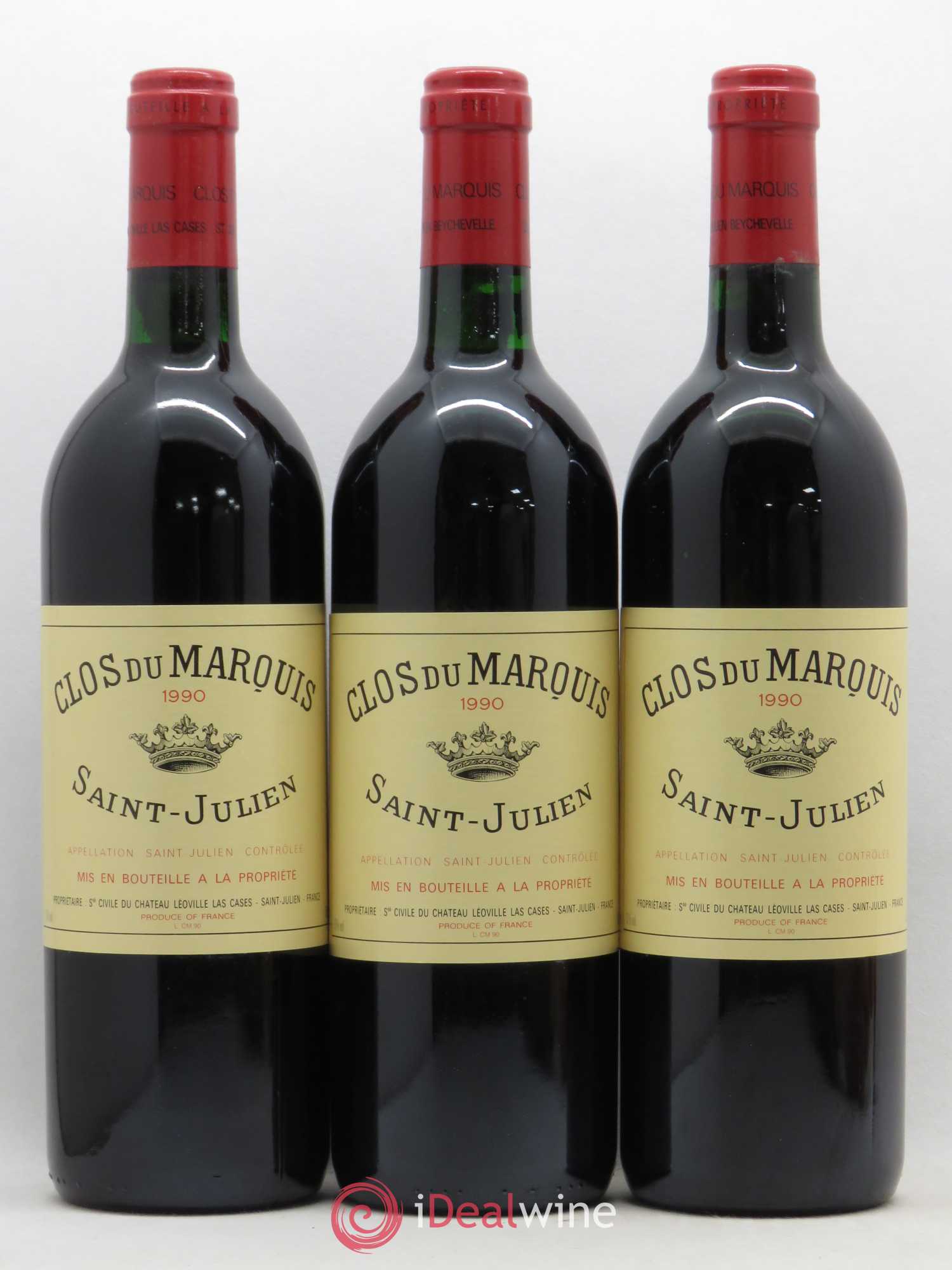 Clos du Marquis 1990 - Lot de 12 bouteilles - 4