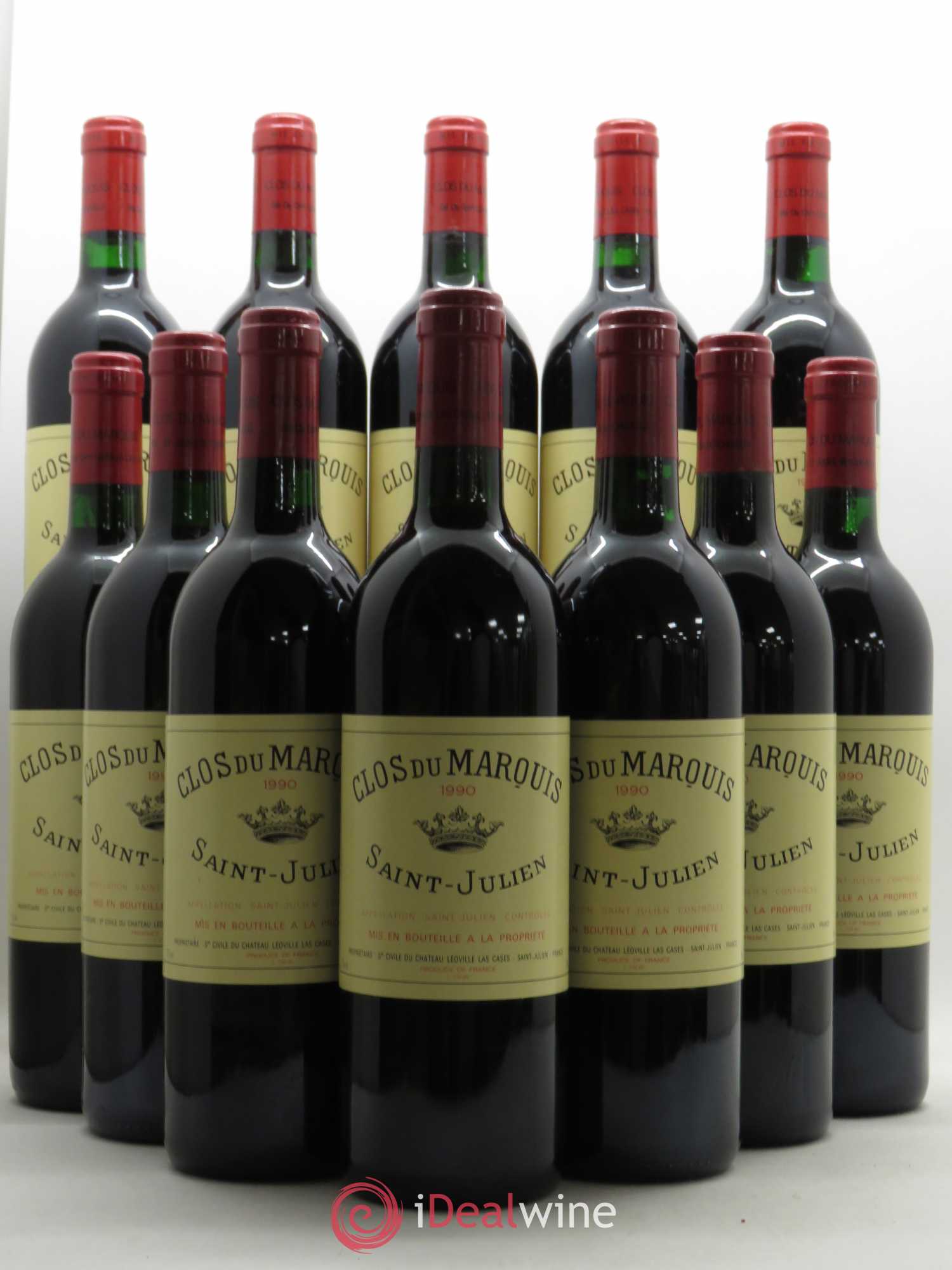 Clos du Marquis 1990 - Lot de 12 bouteilles - 0