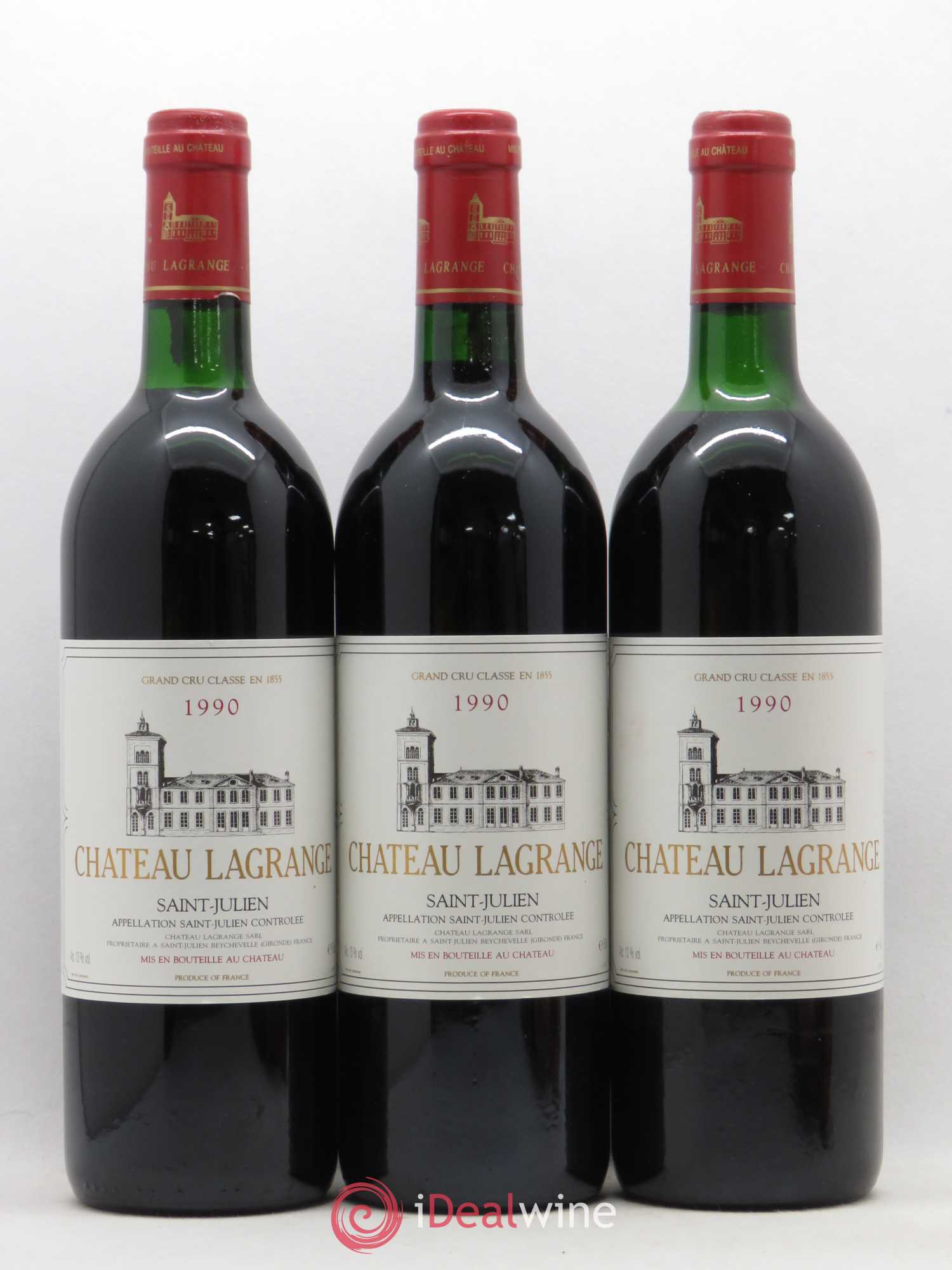 Château Lagrange 3ème Grand Cru Classé 1990 - Lot de 12 bouteilles - 1
