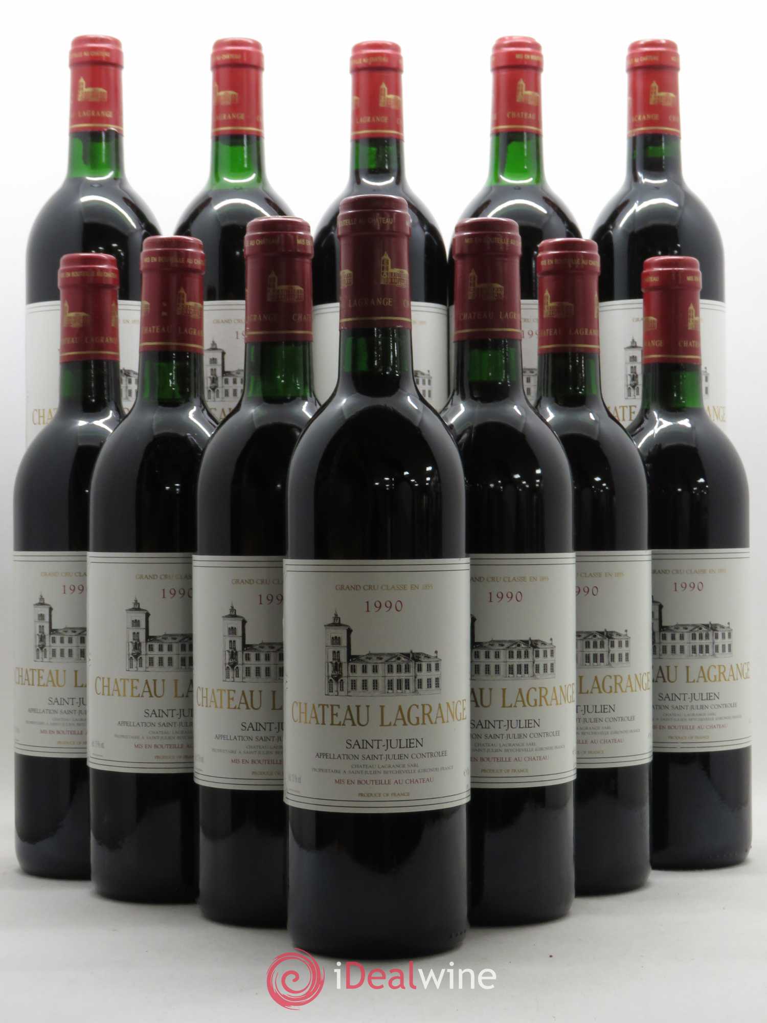 Château Lagrange 3ème Grand Cru Classé 1990 - Lot de 12 bouteilles - 0