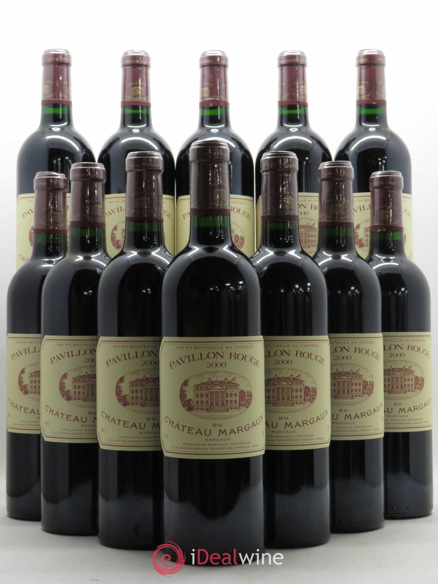 Pavillon Rouge du Château Margaux Second Vin 2000 - Lot de 12 bouteilles - 0