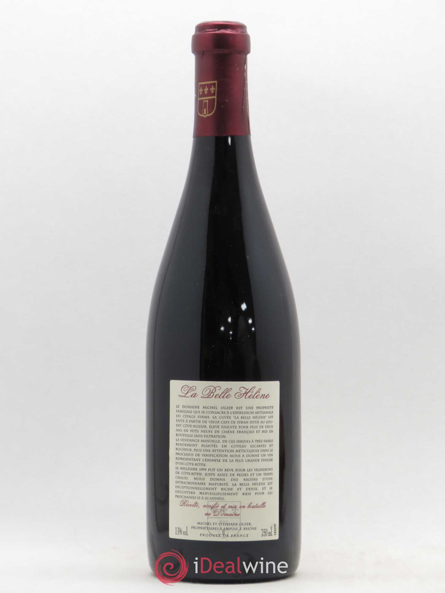 Côte-Rôtie La Belle Hélène Stéphane Ogier 1999 - Lot de 1 bouteille - 1