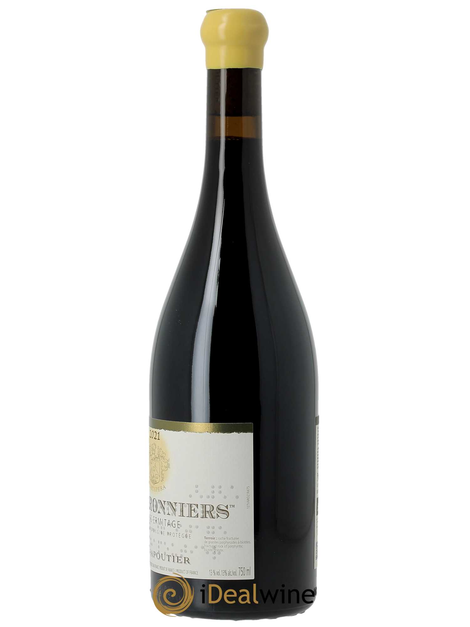 Crozes-Hermitage Les Varonniers Chapoutier 2021 - Lot de 1 bouteille - 1