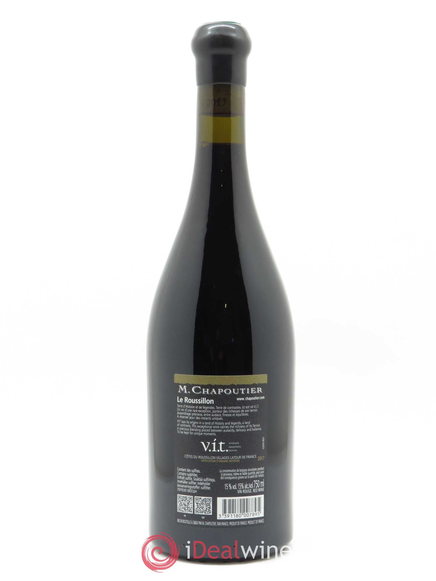 Côtes du Roussillon Villages Bila-Haut (Domaine) V.I.T. Chapoutier 2017 - Lot of 1 bottle - 1