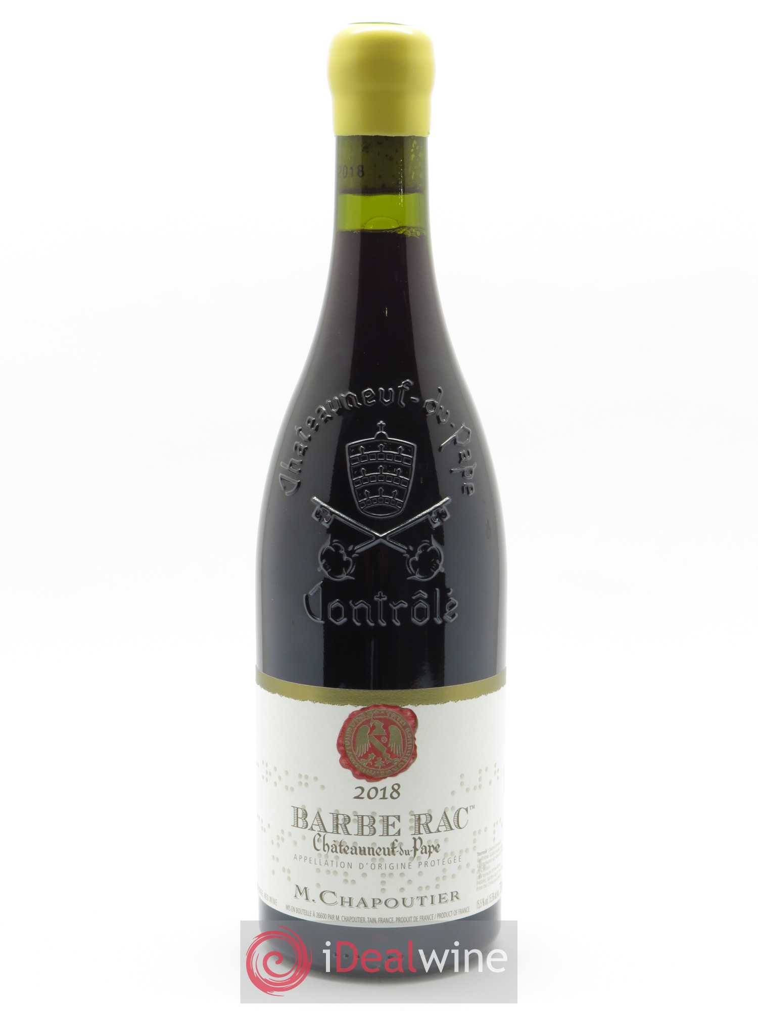Châteauneuf-du-Pape Barbe Rac Chapoutier 2018 - Lot de 1 bouteille - 0