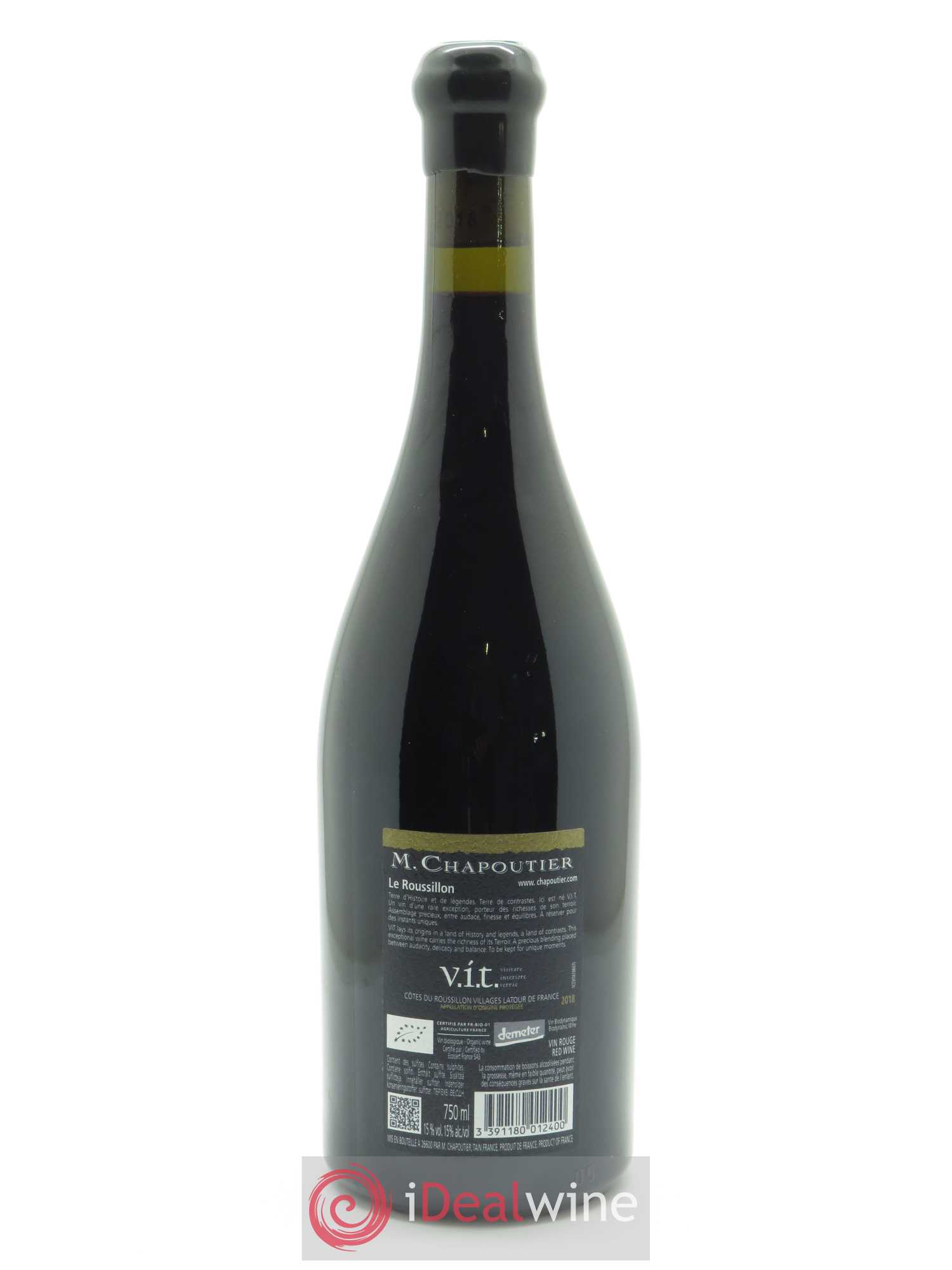 Côtes du Roussillon Villages Bila-Haut (Domaine) V.I.T. Chapoutier 2018 - Lot de 1 bouteille - 1