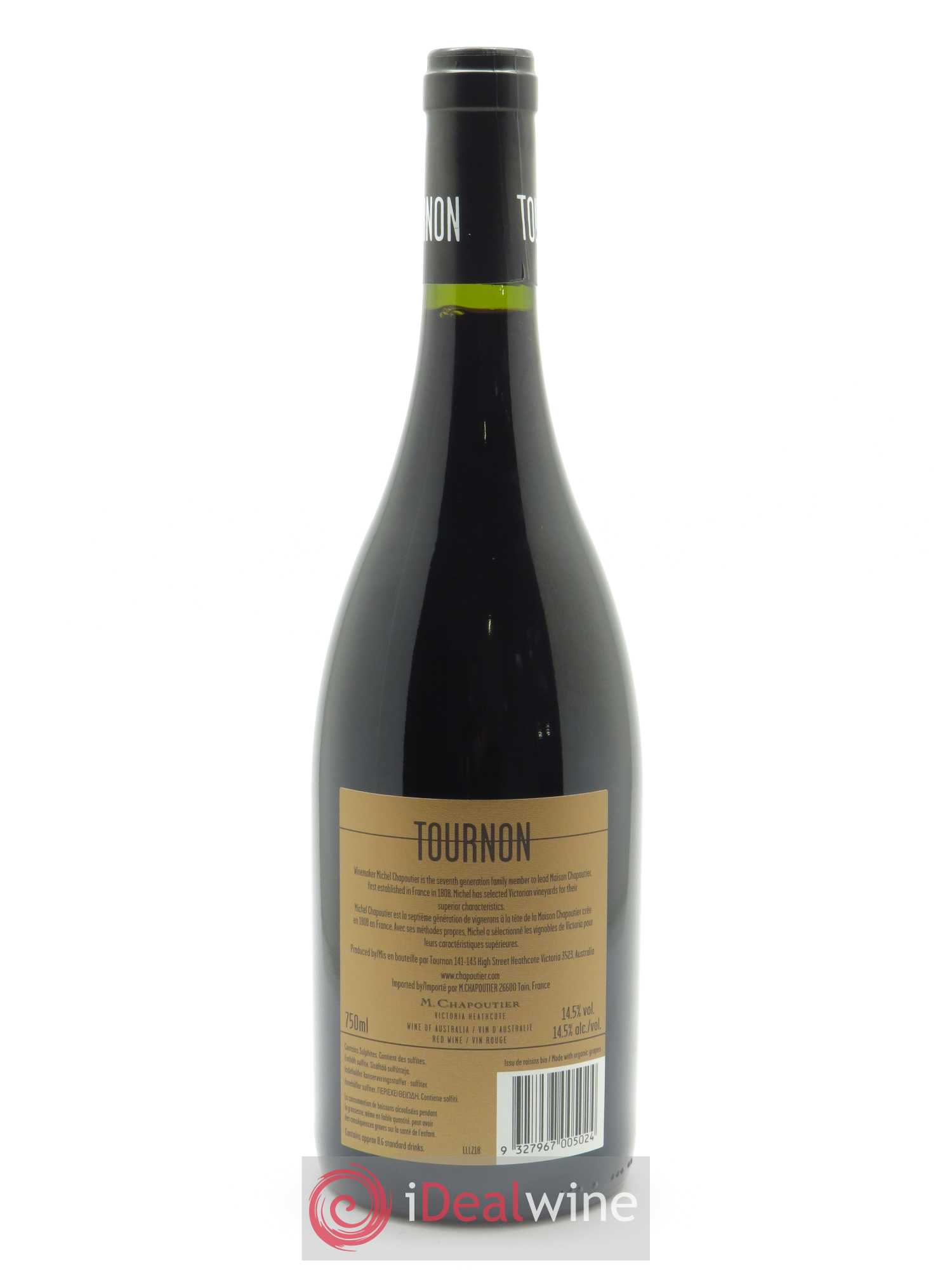 Australie Tournon Lady's Lane Chapoutier 2018 - Lot de 1 bouteille - 1