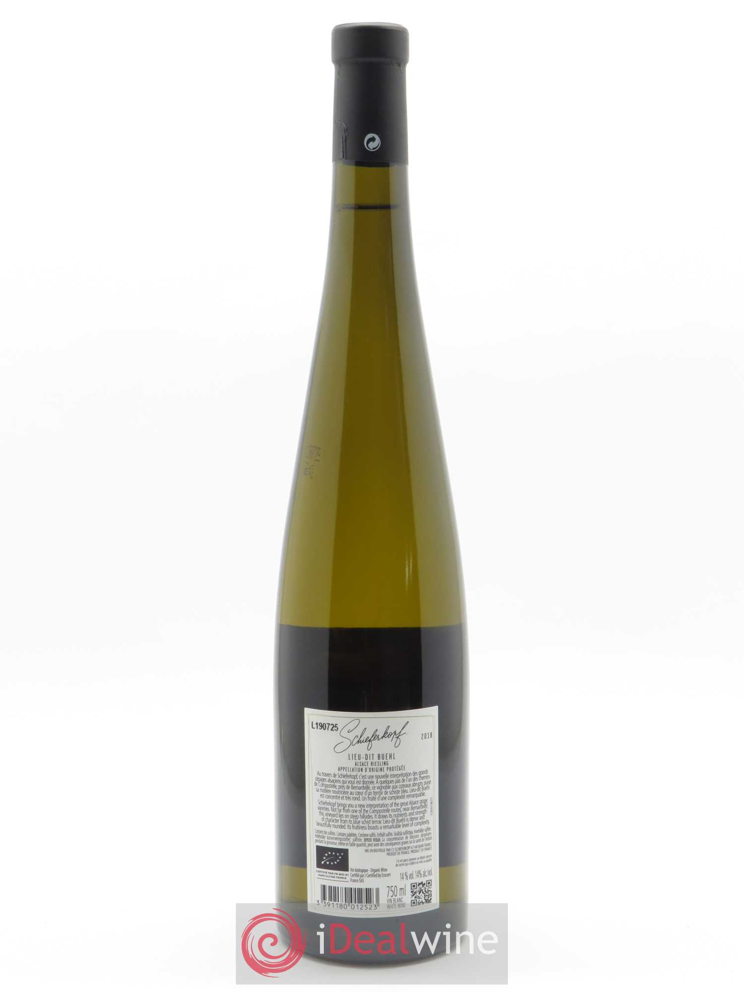 Alsace Riesling Lieu-dit Buehl Schieferkopf - Chapoutier 2018 - Lot of 1 bottle - 1