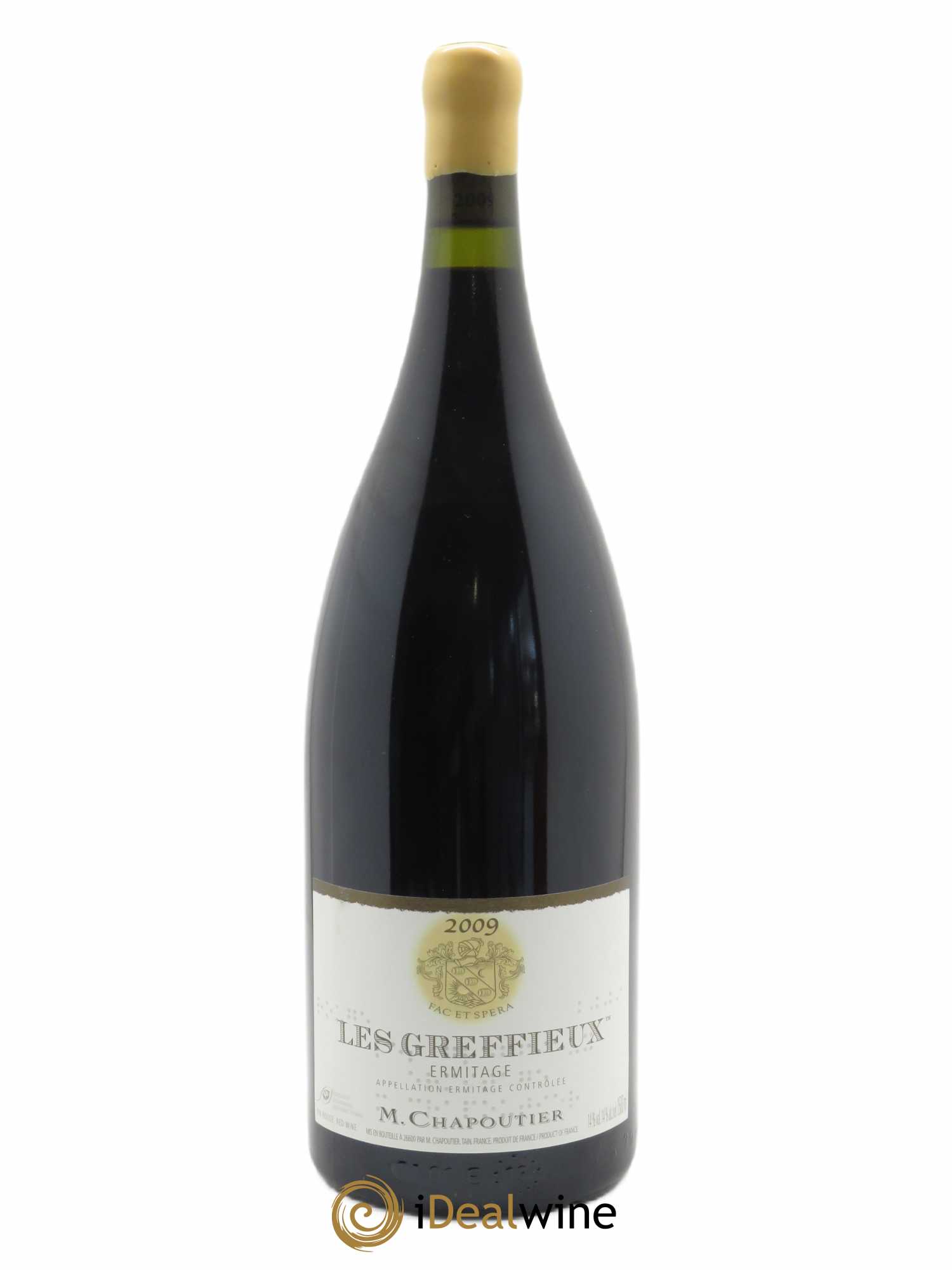 Hermitage Ermitage Les Greffieux Chapoutier 2009 - Lot of 1 magnum - 1