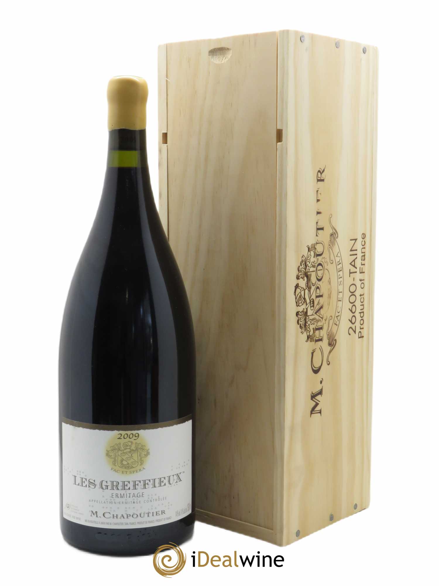 Hermitage Ermitage Les Greffieux Chapoutier 2009 - Lot of 1 magnum - 0