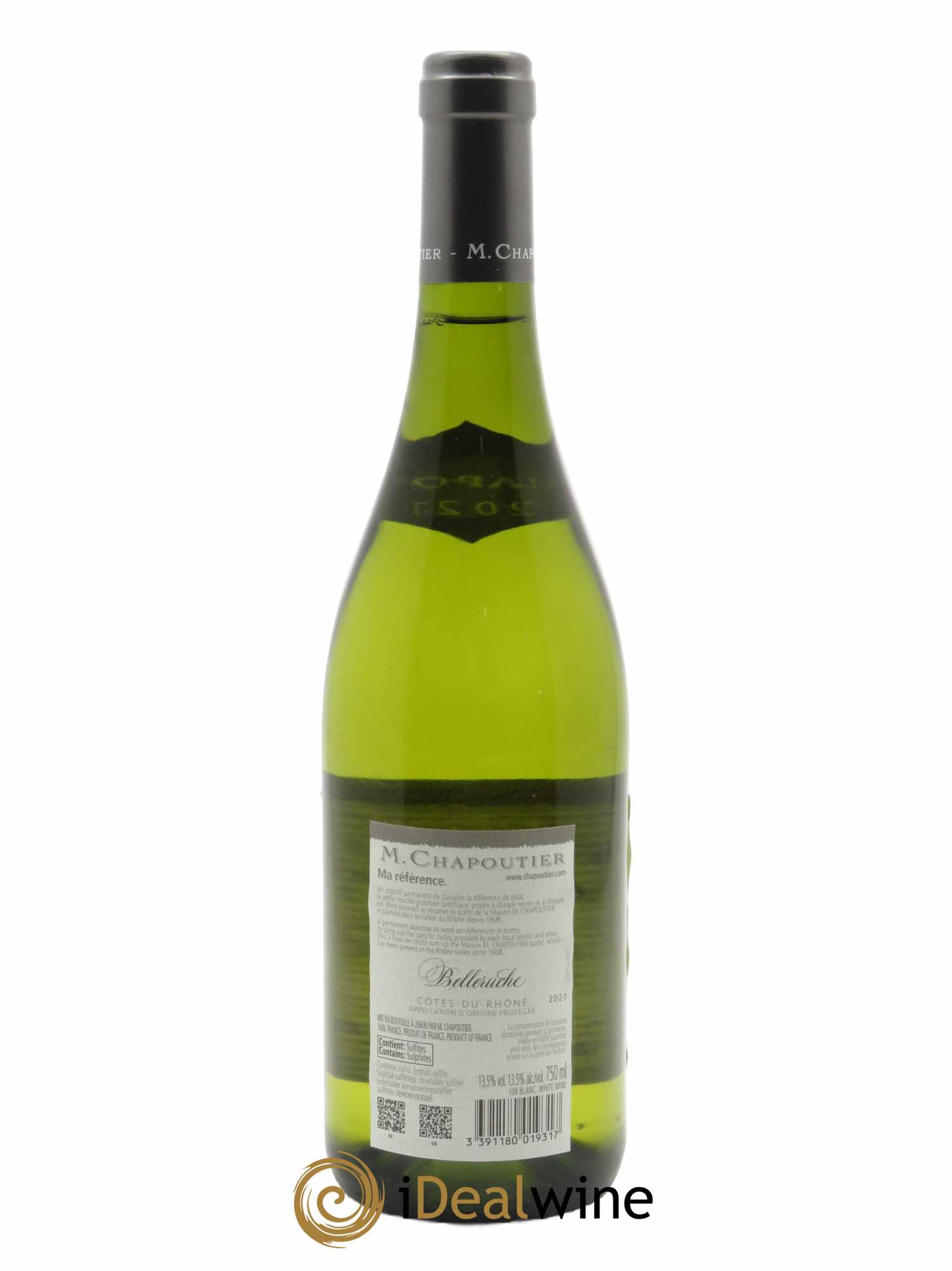 Côtes-du-Rhône Belleruche Chapoutier 2021 - Lot de 1 bouteille - 1