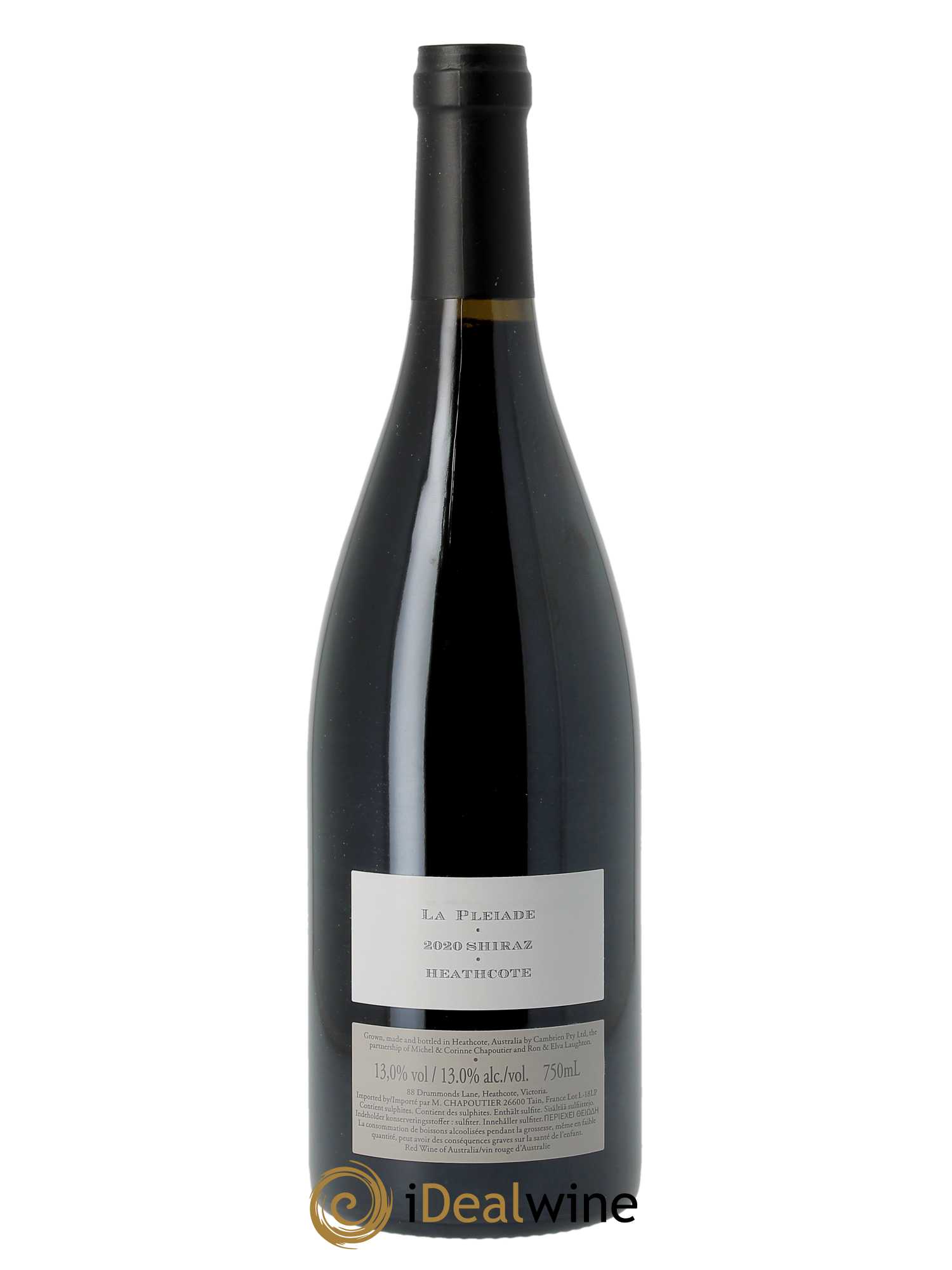 Australie Cambrien La Pleiade Chapoutier 2020 - Lot de 1 bouteille - 1