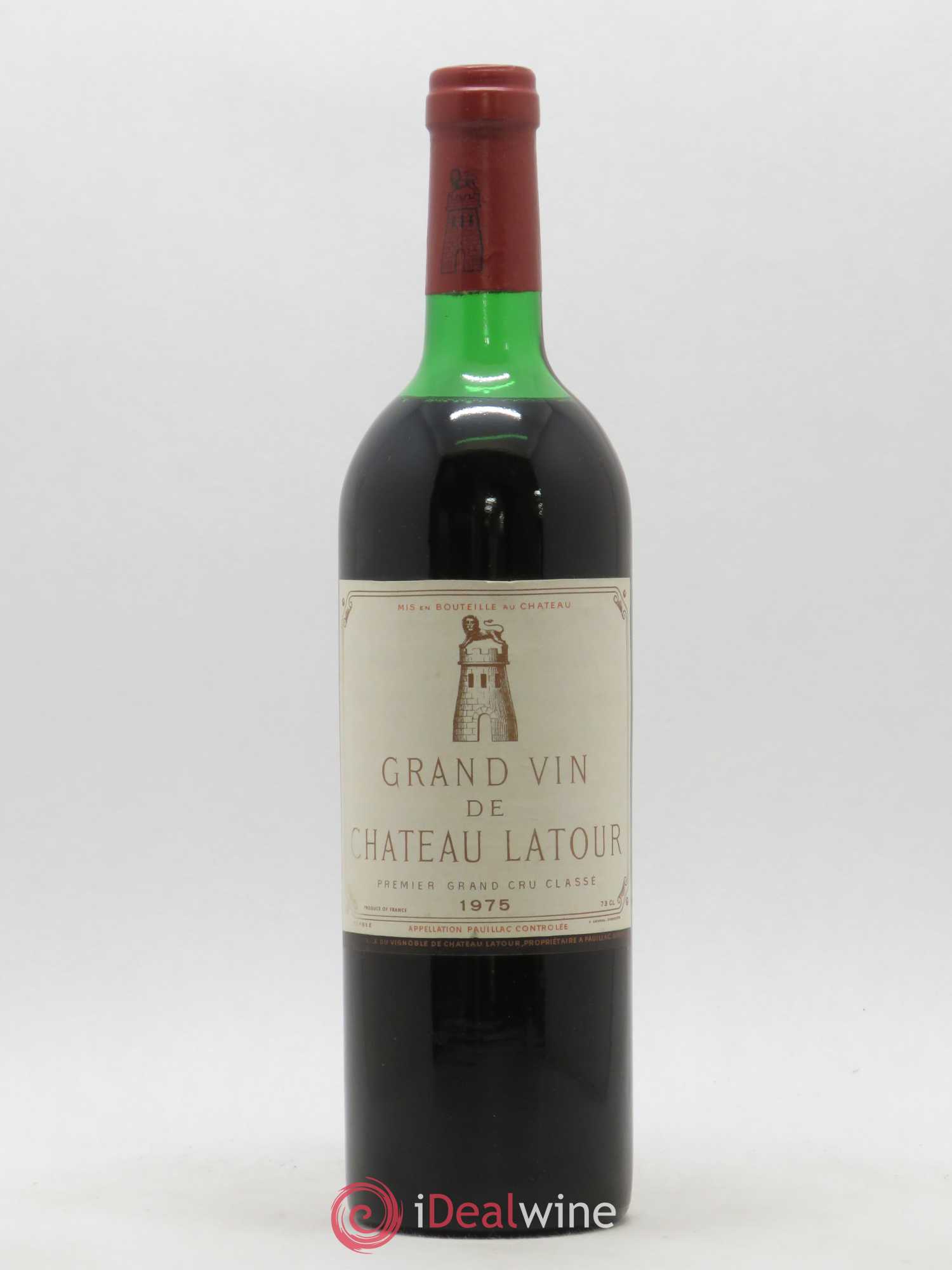 Château Latour 1er Grand Cru Classé 1975 - Lot de 1 bouteille - 0