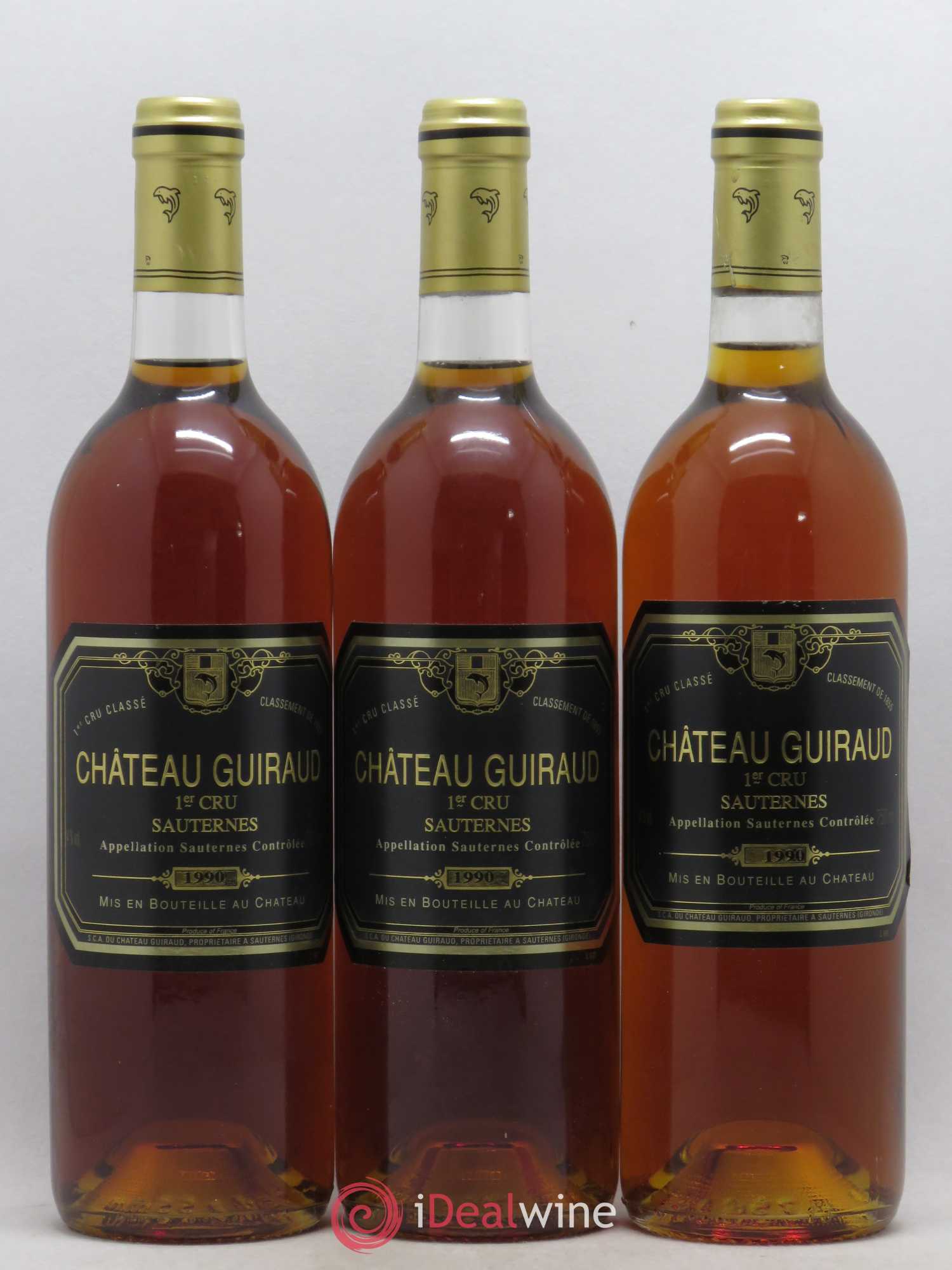 Château Guiraud 1er Grand Cru Classé 1990 - Lotto di 6 bottiglie - 2