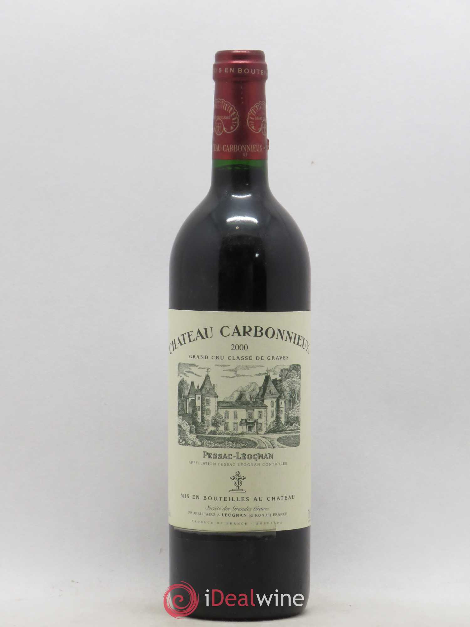 Château Carbonnieux Cru Classé de Graves 2000 - Lot de 1 bouteille - 0