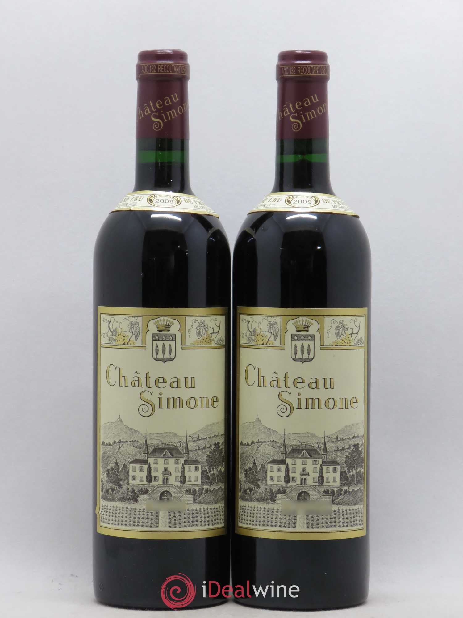 Palette Château Simone Famille Rougier 2009 - Lot de 2 bouteilles - 0