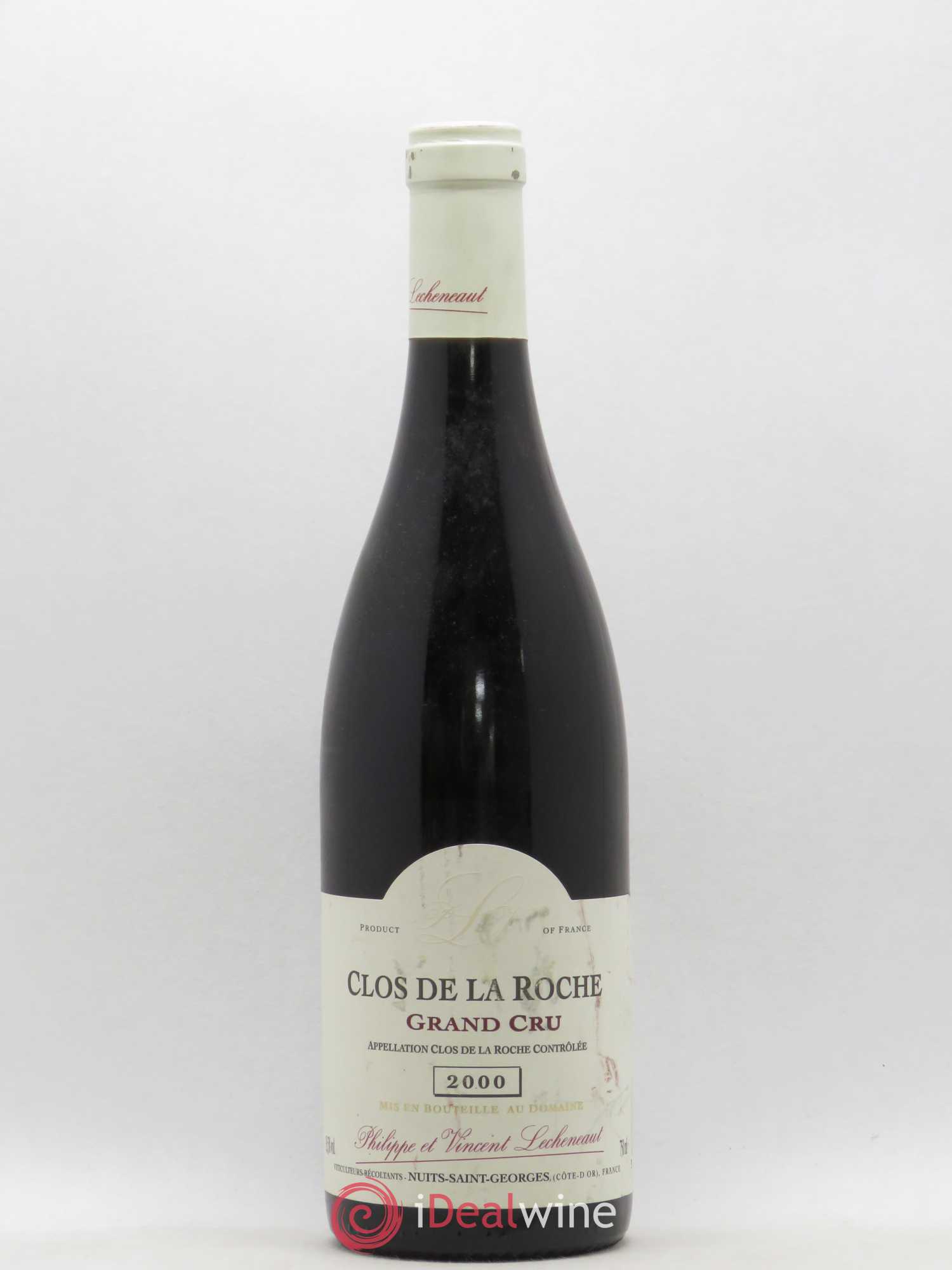Clos de la Roche Grand Cru Lécheneaut (Domaine) 2000 - Lot de 1 bouteille - 0