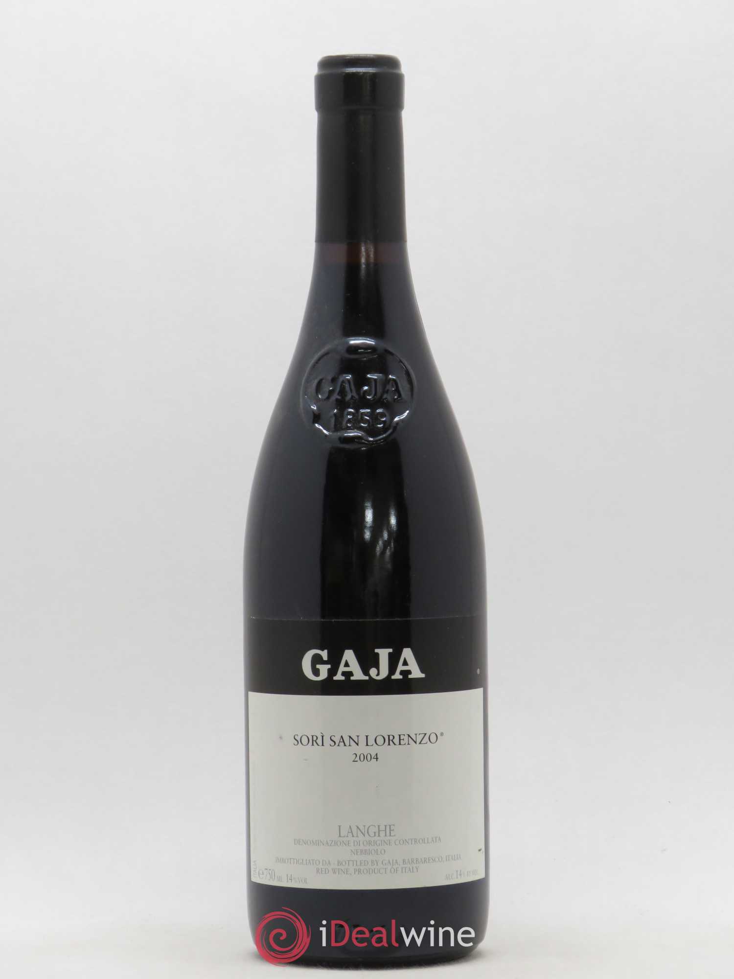 Langhe DOC Sori San Lorenzo Angelo Gaja 2004 - Lot de 1 bouteille - 0