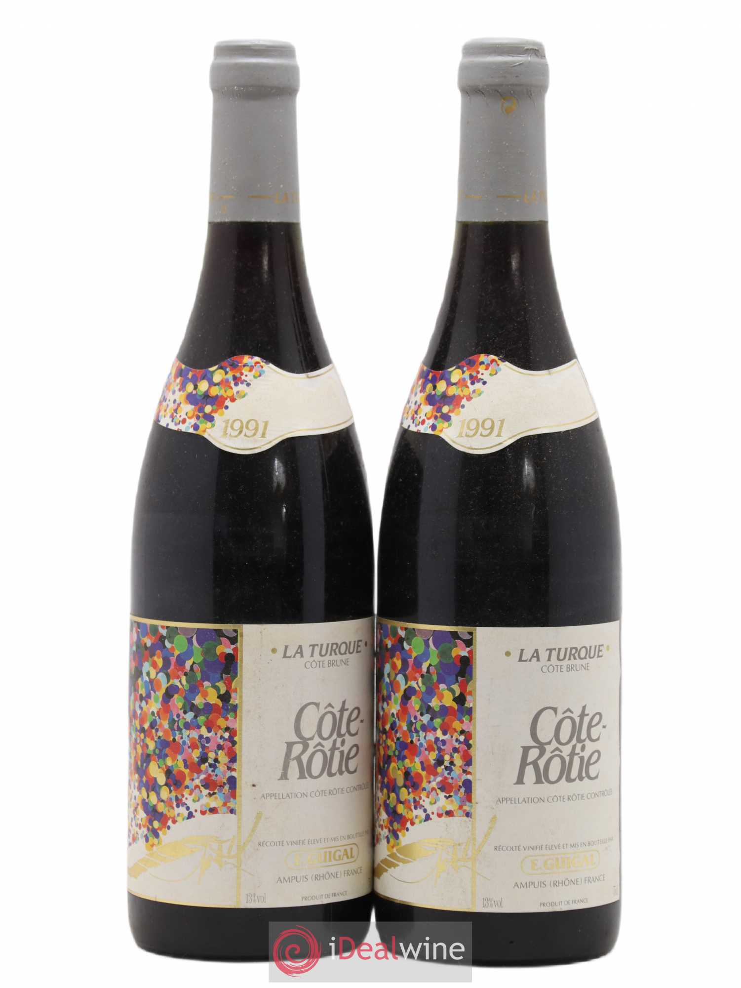 Côte-Rôtie La Turque Guigal 1991 - Lot de 2 bouteilles - 0