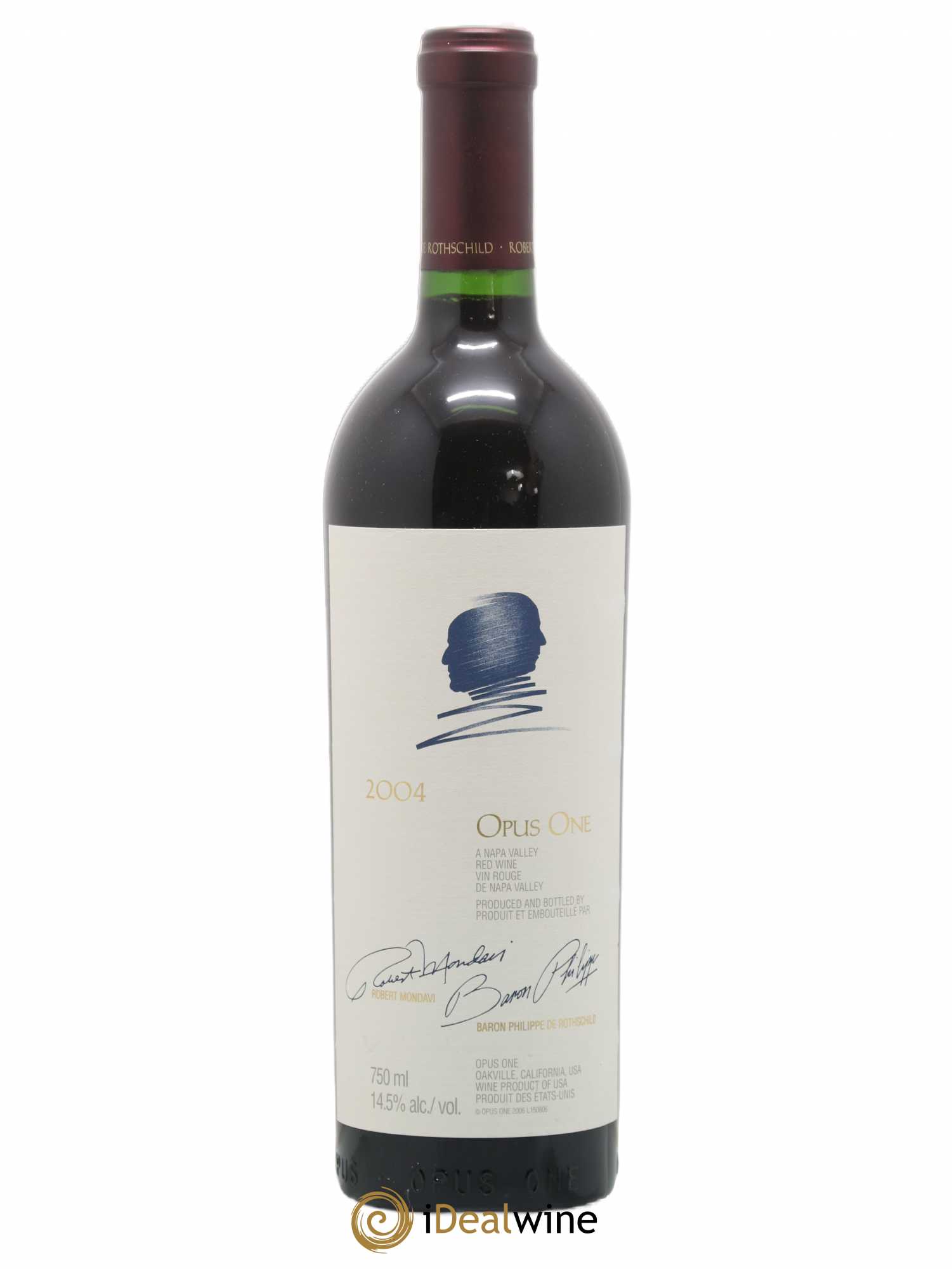 Napa Valley Opus One Robert Mondavi 2004 - Lot de 1 bouteille - 0