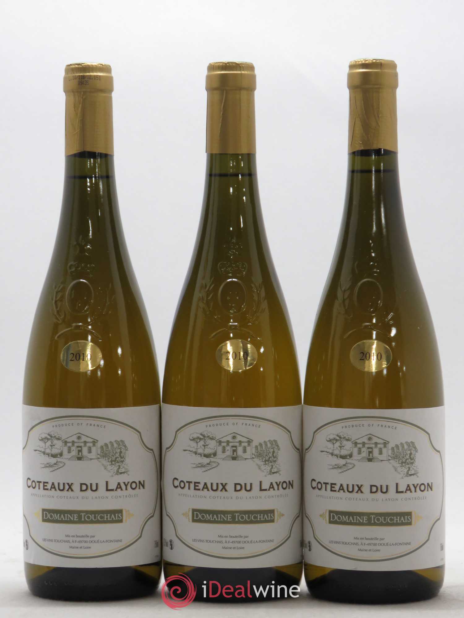 Coteaux du Layon Domaine Touchais 2010 - Lot de 5 bouteilles - 1