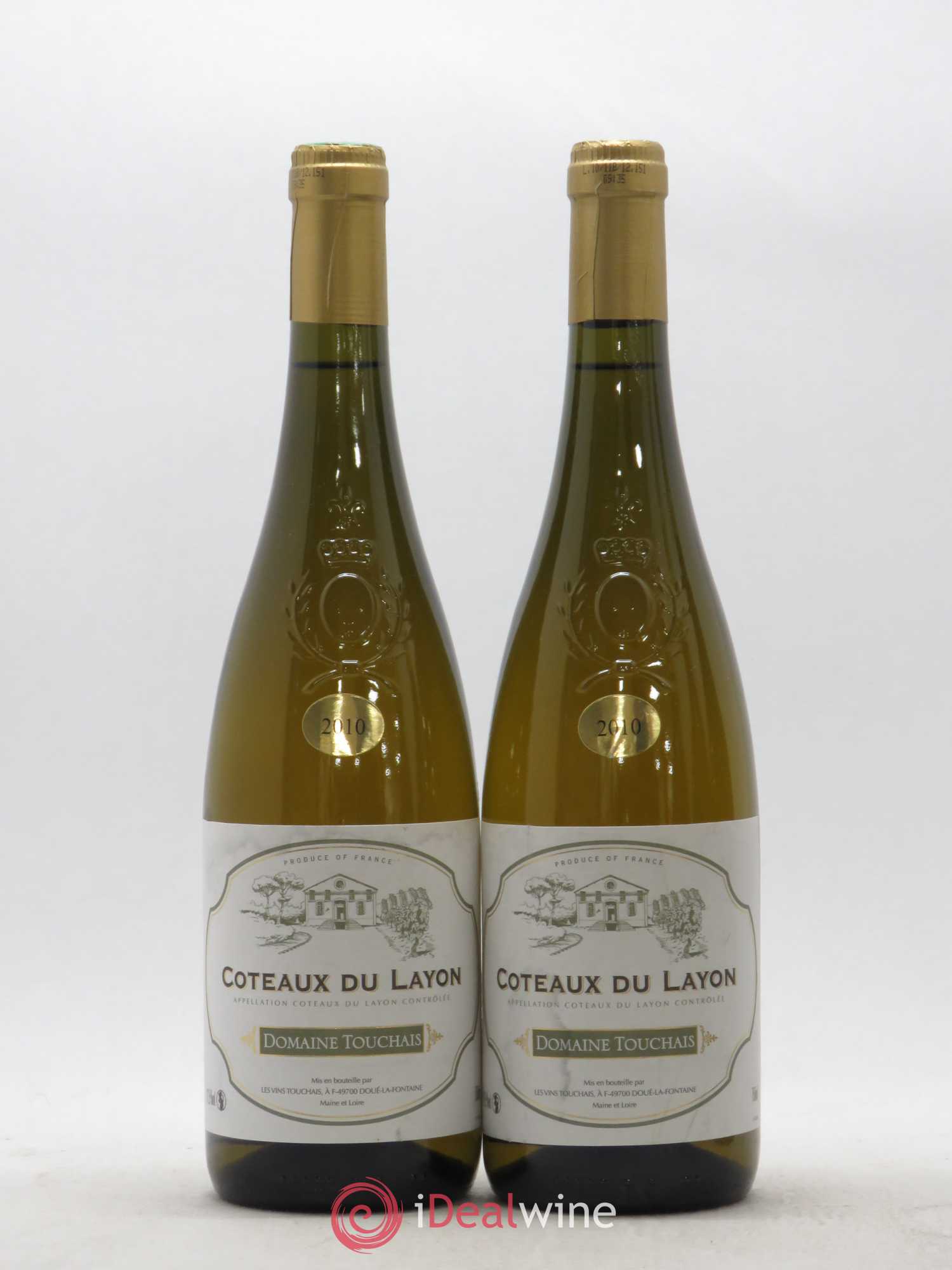 Coteaux du Layon Domaine Touchais 2010 - Lot de 5 bouteilles - 2