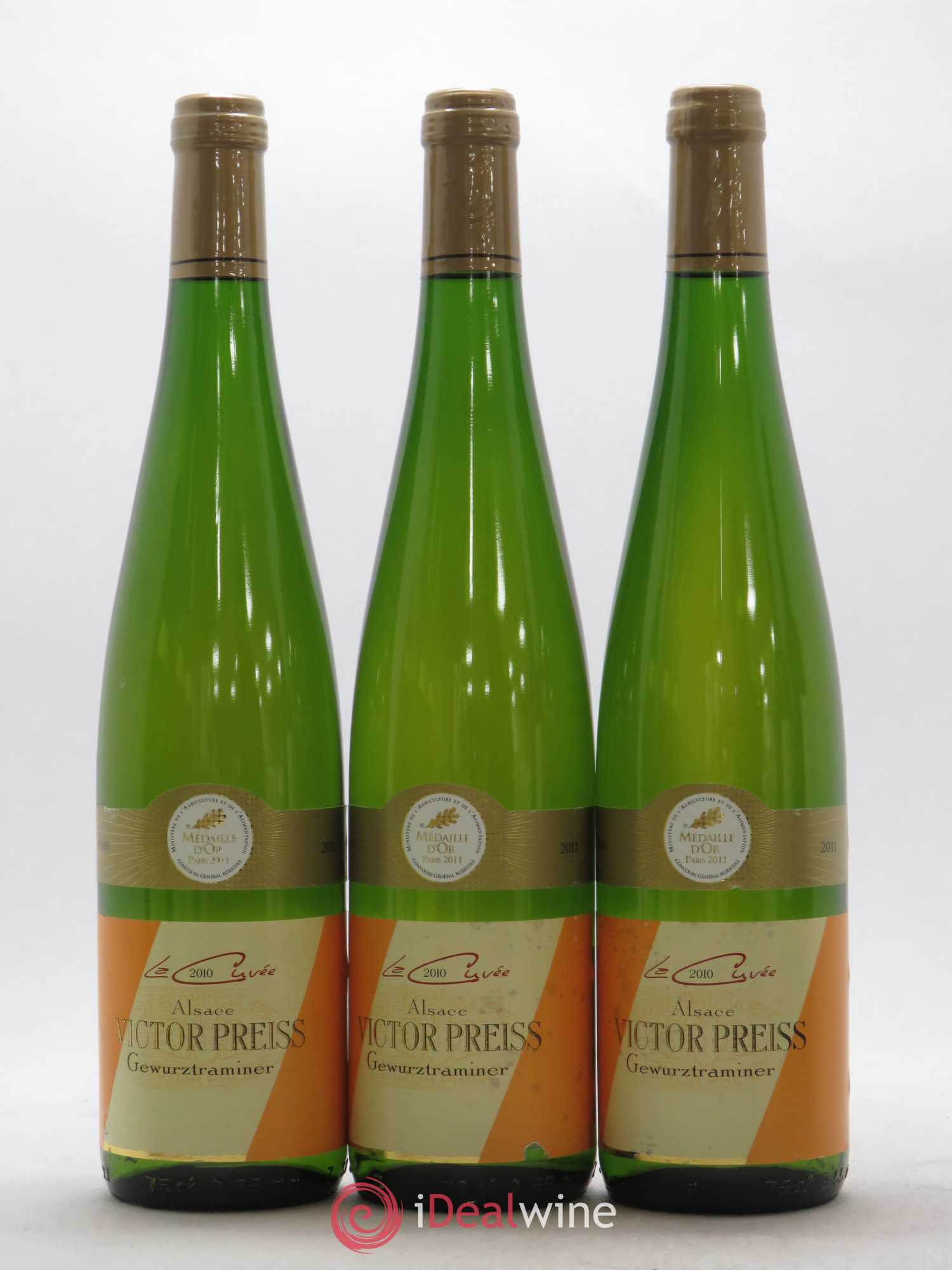 Gewurztraminer Victor Preiss 2010 - Lot de 3 bouteilles - 0