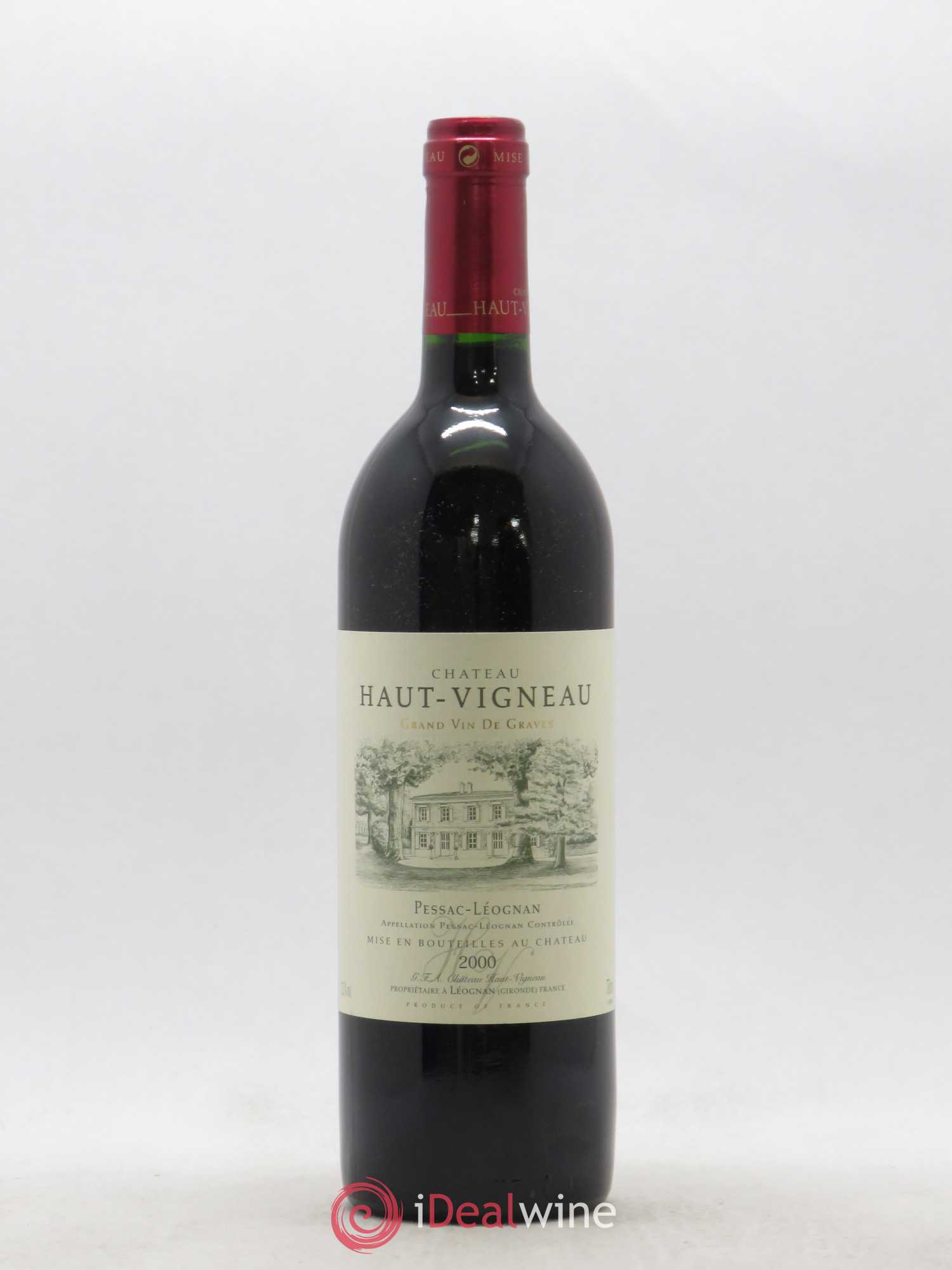 Pessac-Léognan Château Haut Vigneau 2000 - Lot de 1 bouteille - 0