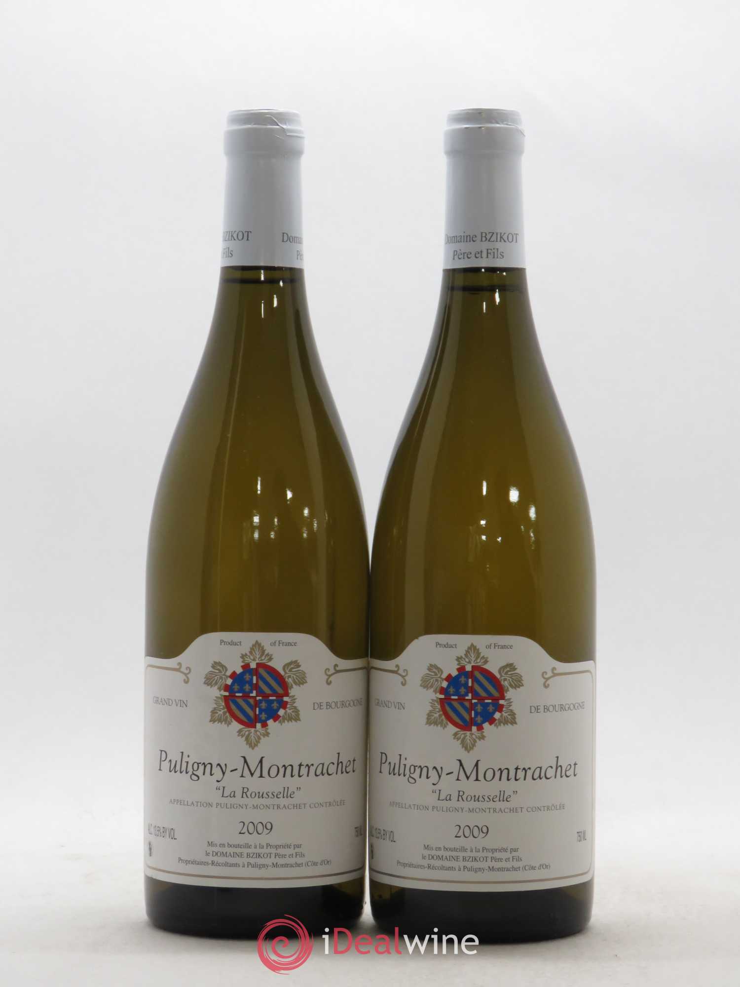 Puligny-Montrachet La Rousselle Domaine Bzikot Père et Fils 2009 - Posten von 2 Flaschen - 0