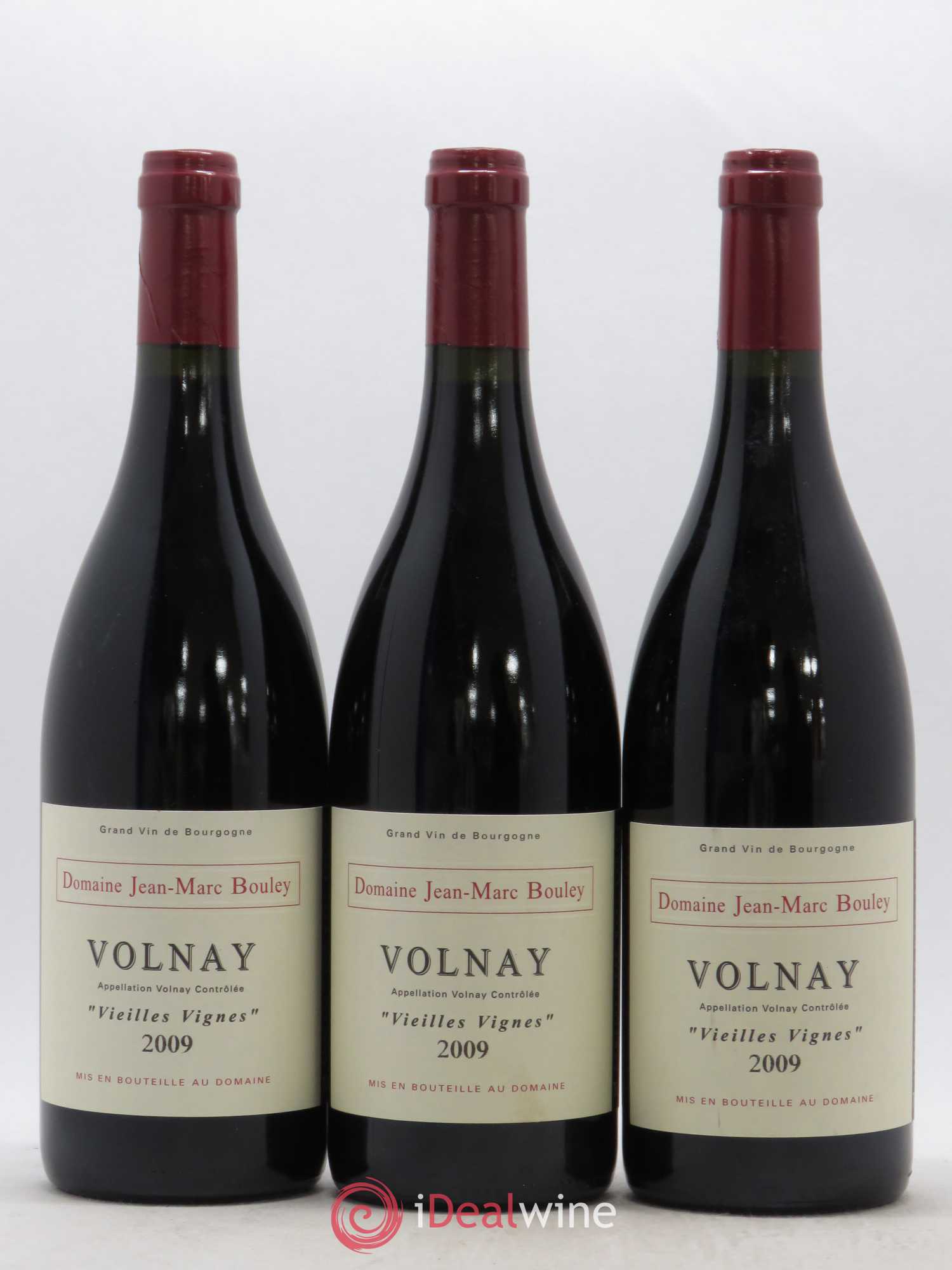 Volnay Vieilles Vignes Jean Marc Bouley 2009 - Posten von 3 Flaschen - 0