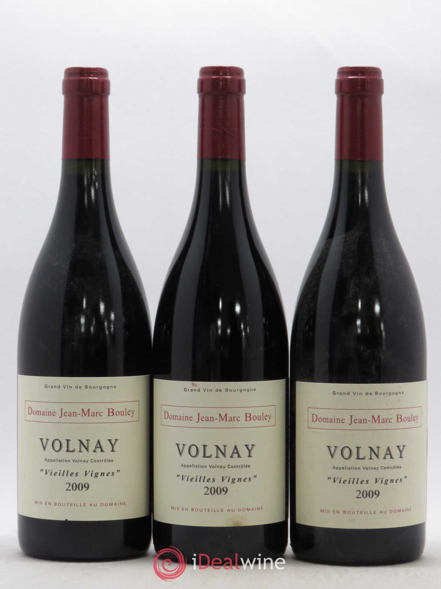 Volnay Vieilles Vignes Jean Marc Bouley 2009 - Posten von 3 Flaschen - 0