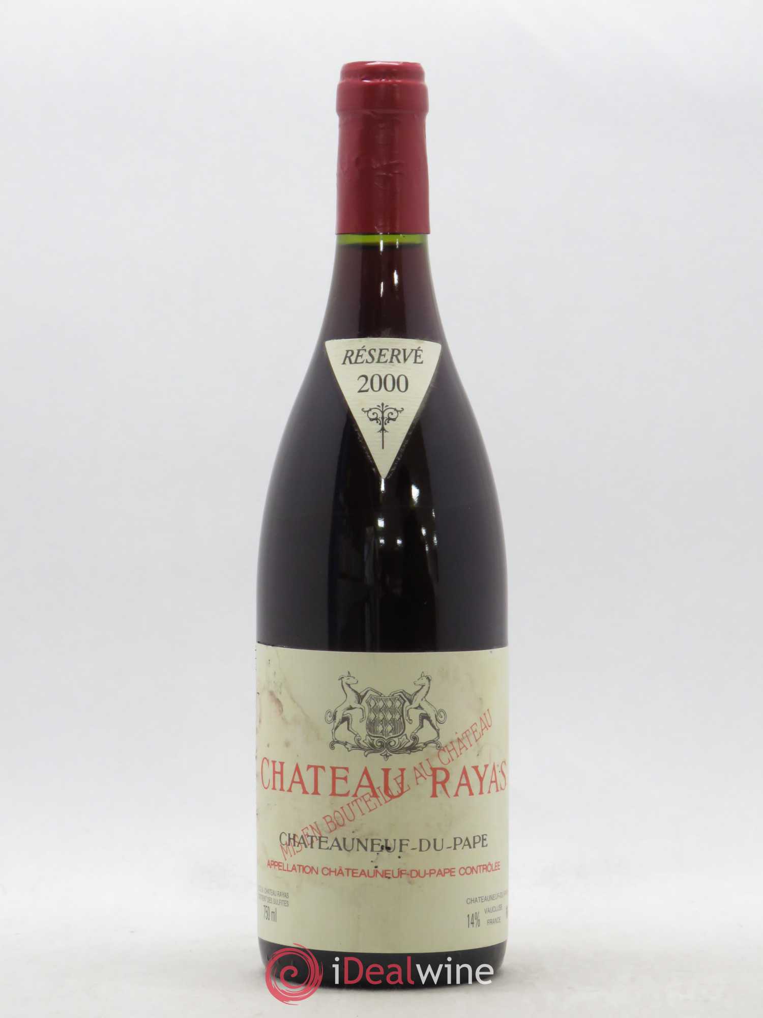 Châteauneuf-du-Pape Château Rayas Emmanuel Reynaud 2000 - Lot de 1 bouteille - 0