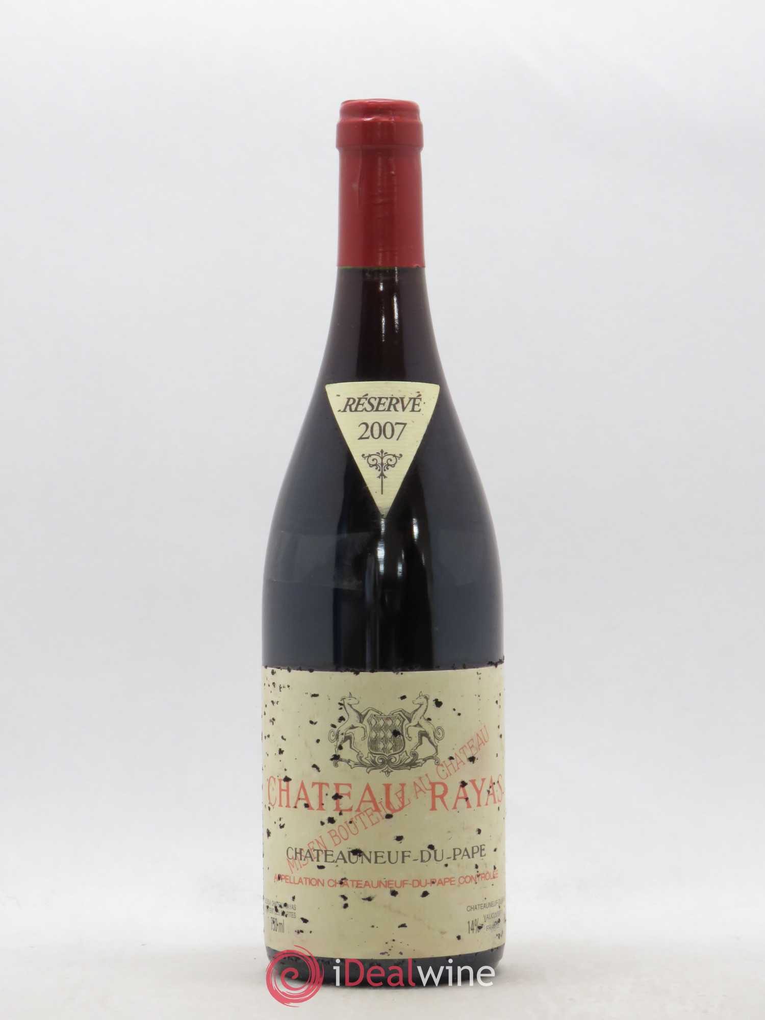 Châteauneuf-du-Pape Château Rayas Emmanuel Reynaud 2007 - Lot de 1 bouteille - 0