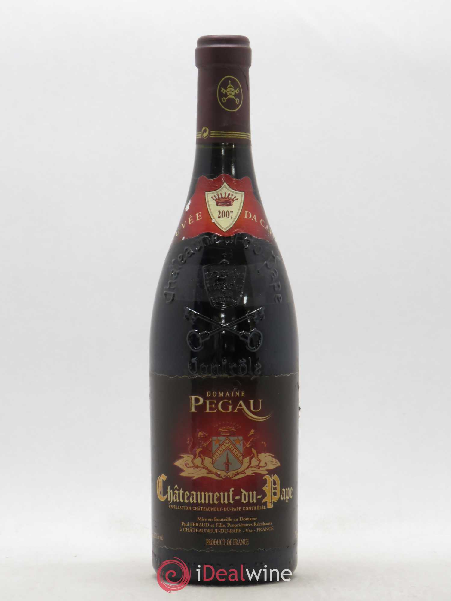 Châteauneuf-du-Pape Domaine du Pégau Cuvée Da Capo Paul et Laurence Féraud 2007 - Lot de 1 bouteille - 0